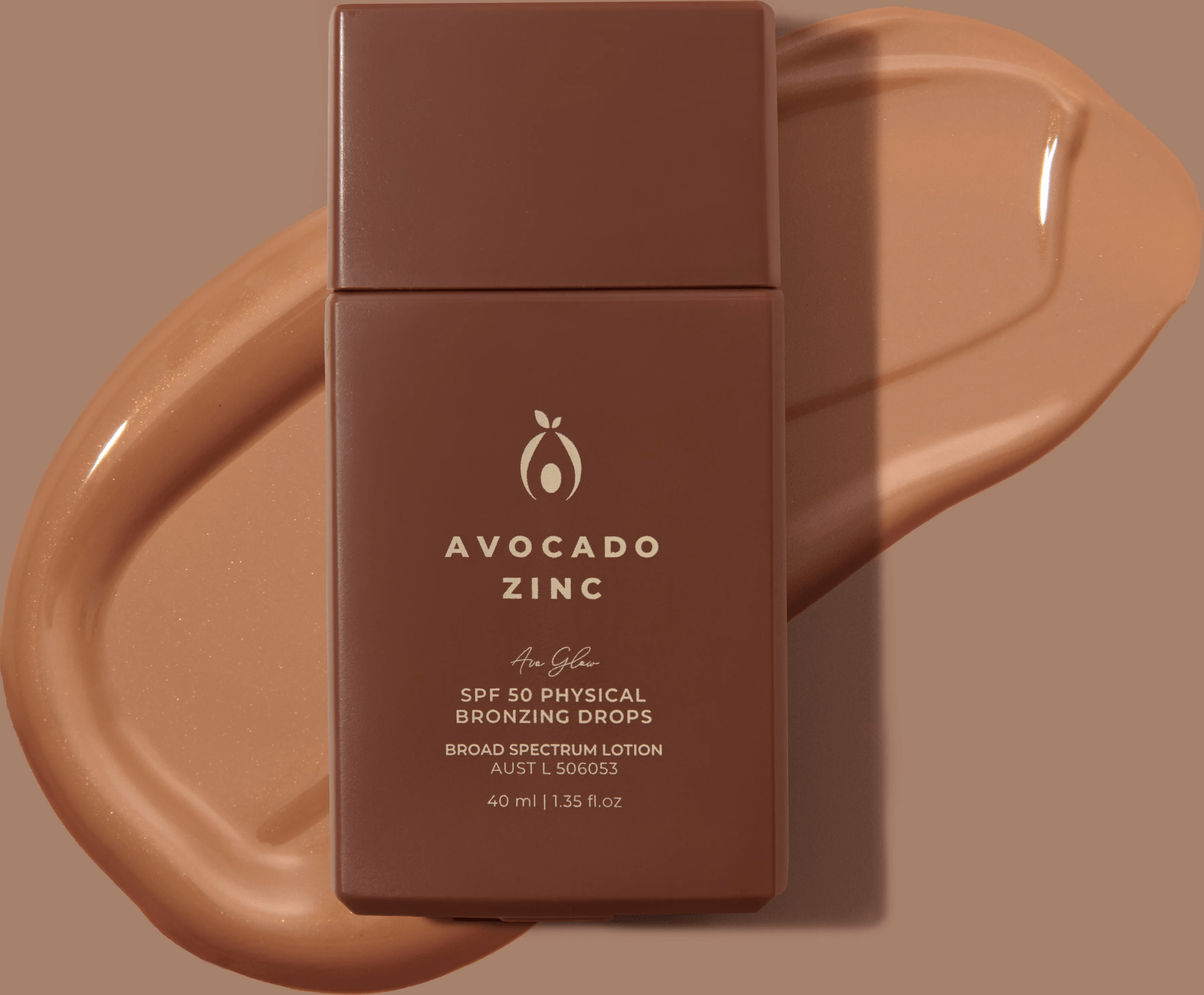 AVOCADO ZINC SPF 50 Physical Bronzing Drops