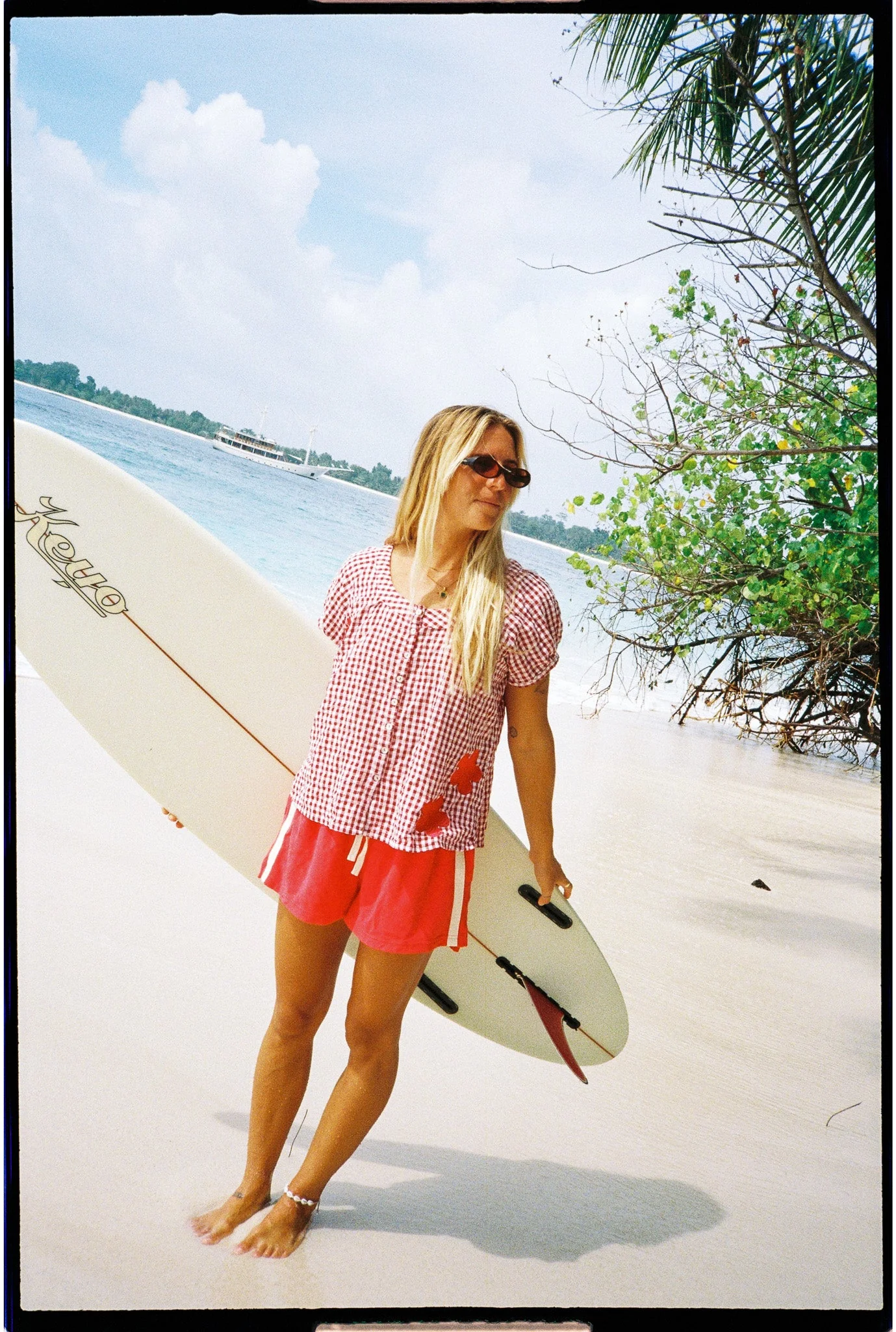 ATMOSEA Adults Terry towelling shorts - Chilli