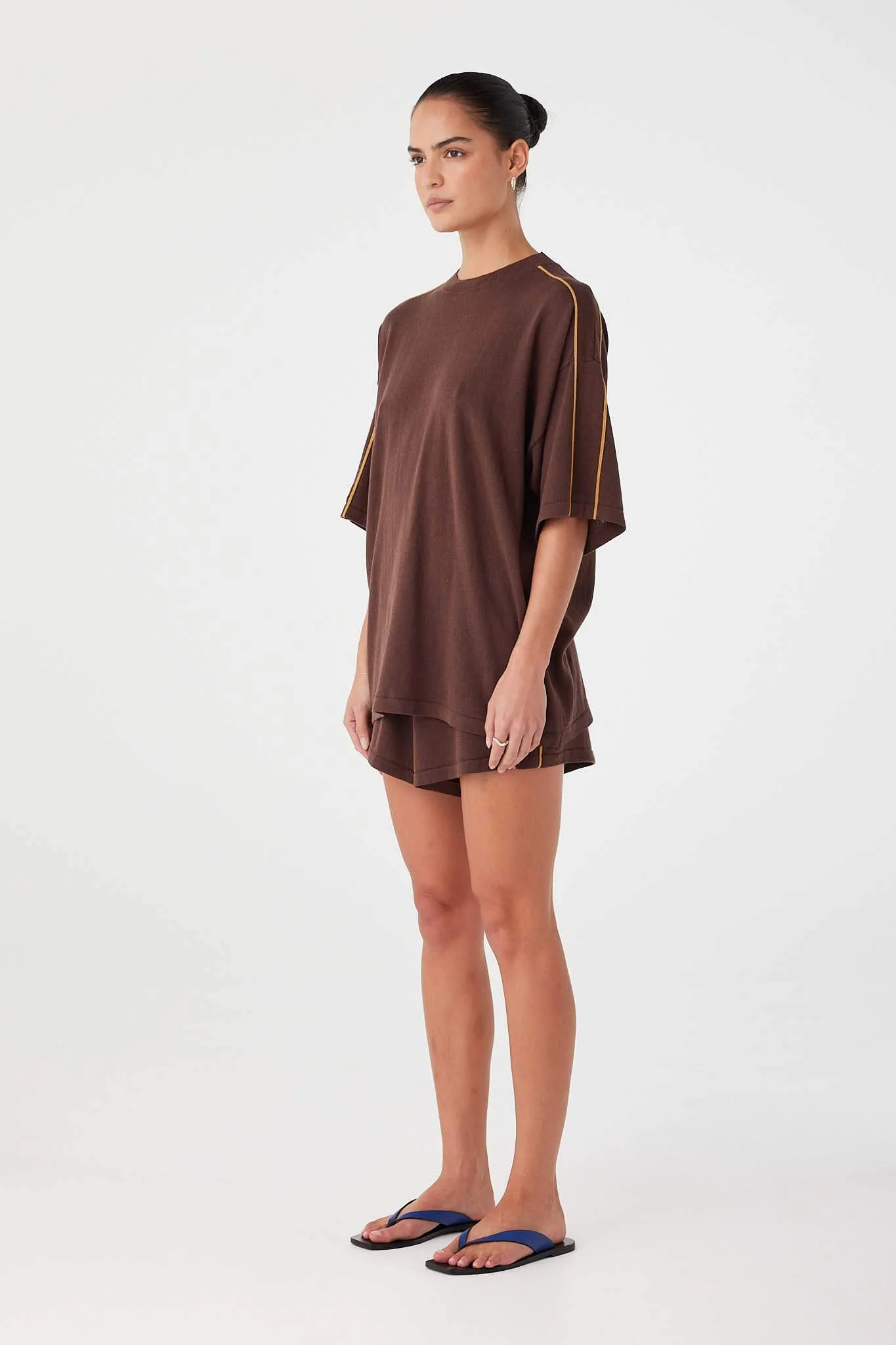 ARCAA Pippa oversize tee - Expresso