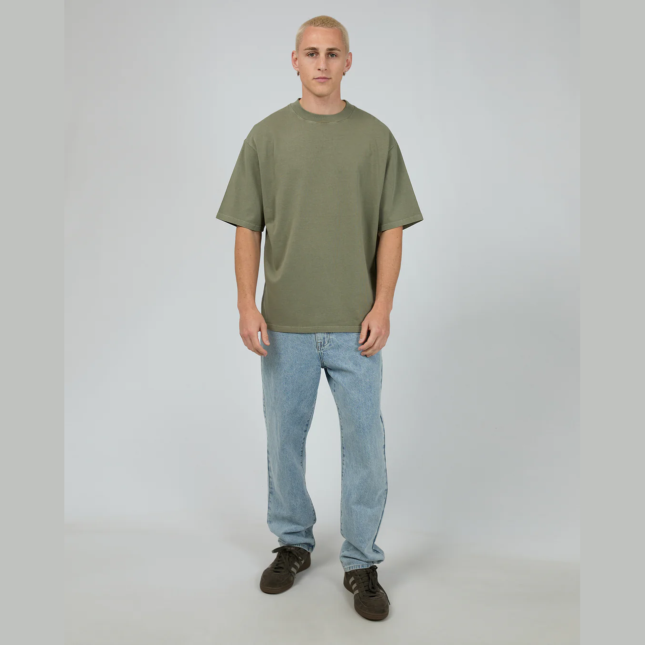 SILENT THEORY Heavy weight tee - Khaki