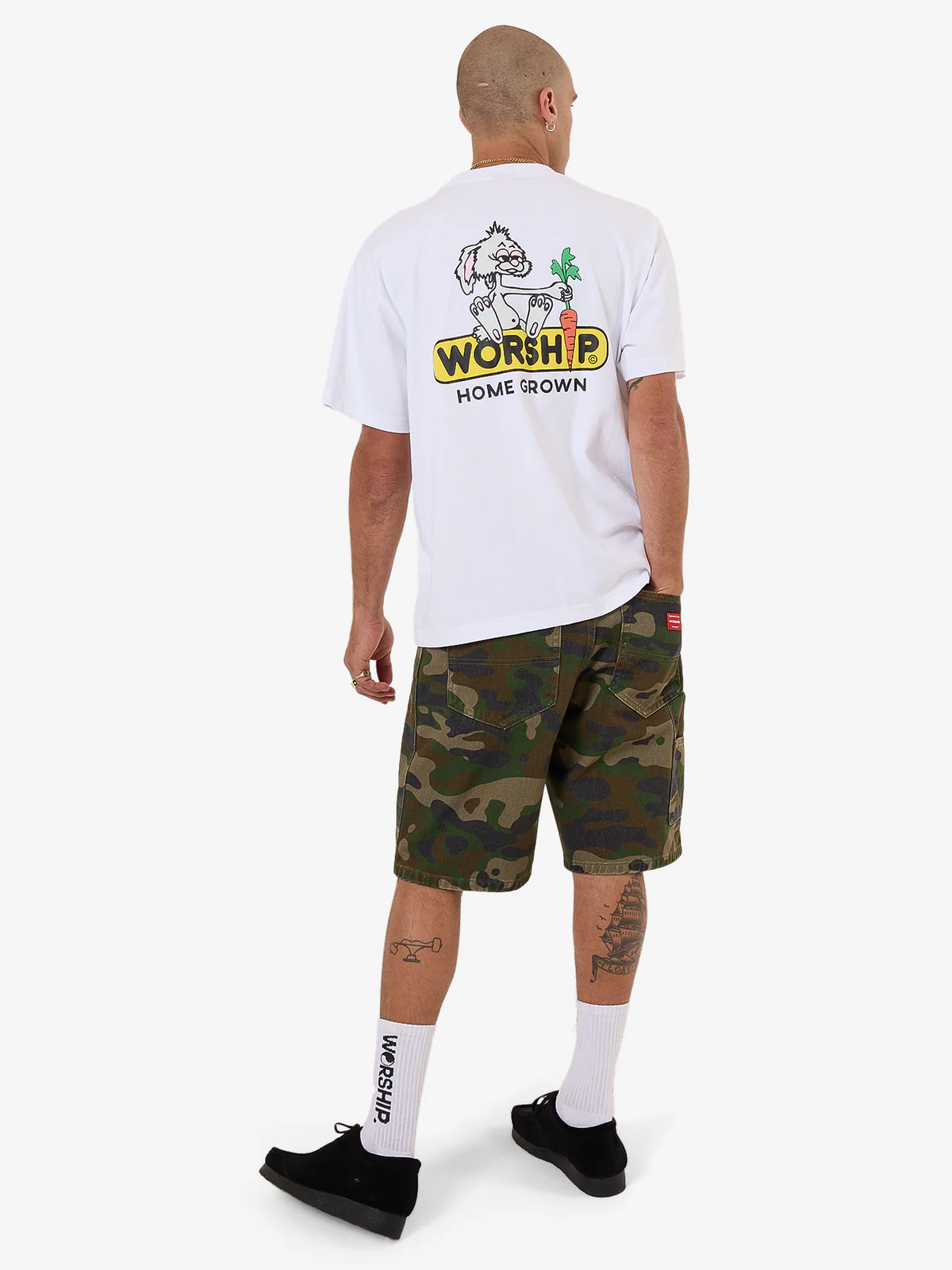 WORSHIP Home Grown Tee - White
