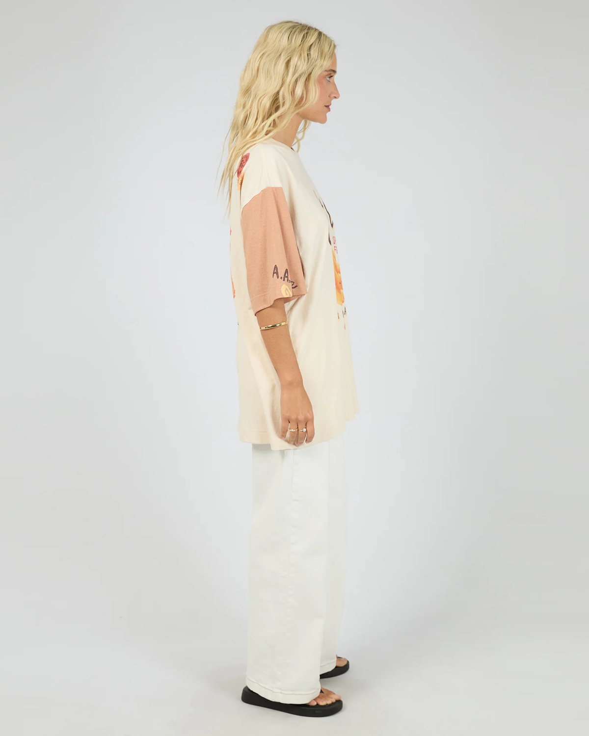 ALL ABOUT EVE Tropical oversized tee