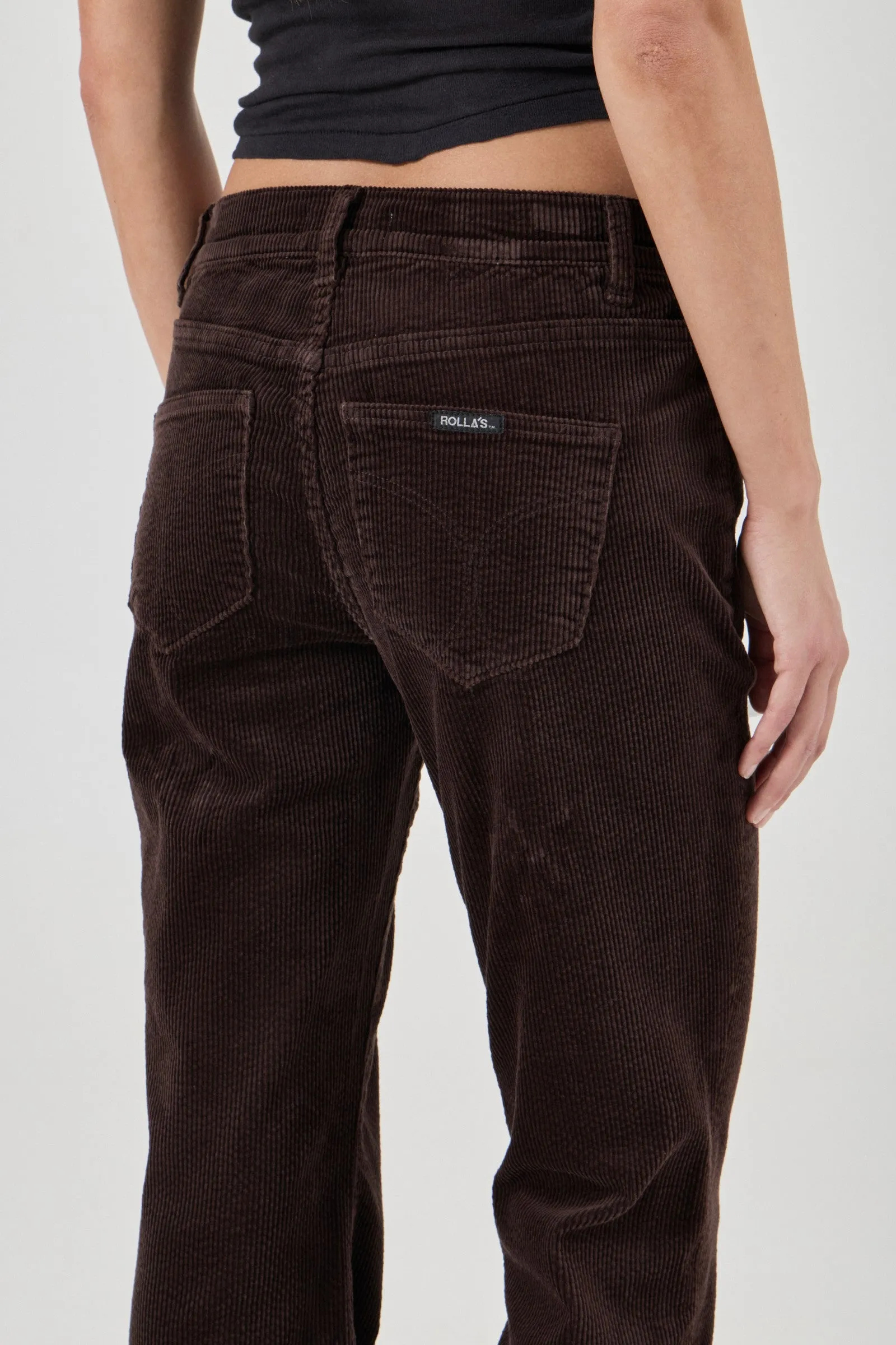 ROLLA'S Downtown flare jean - Expresso cord