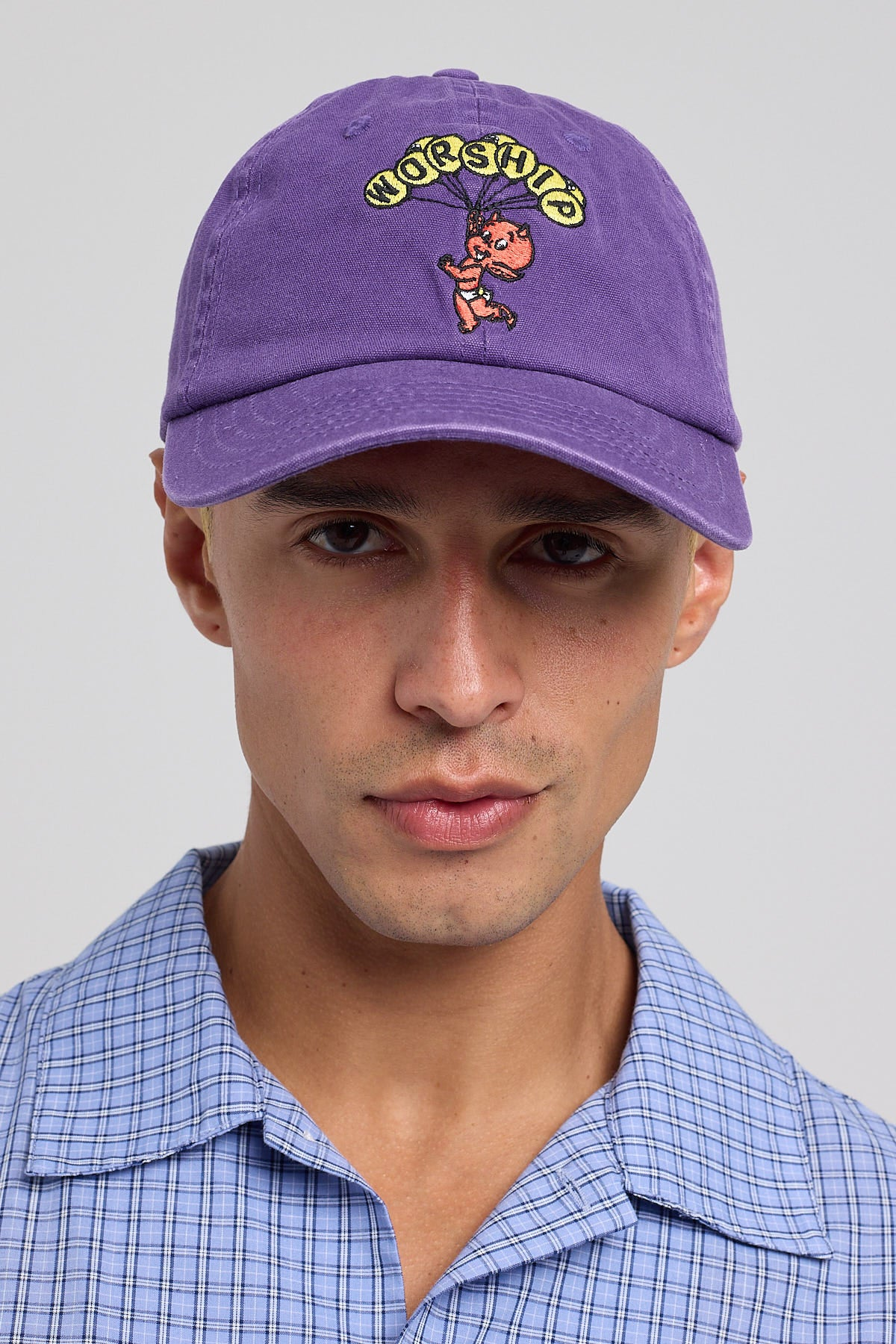 WORSHIP Floater dad cap - Purple