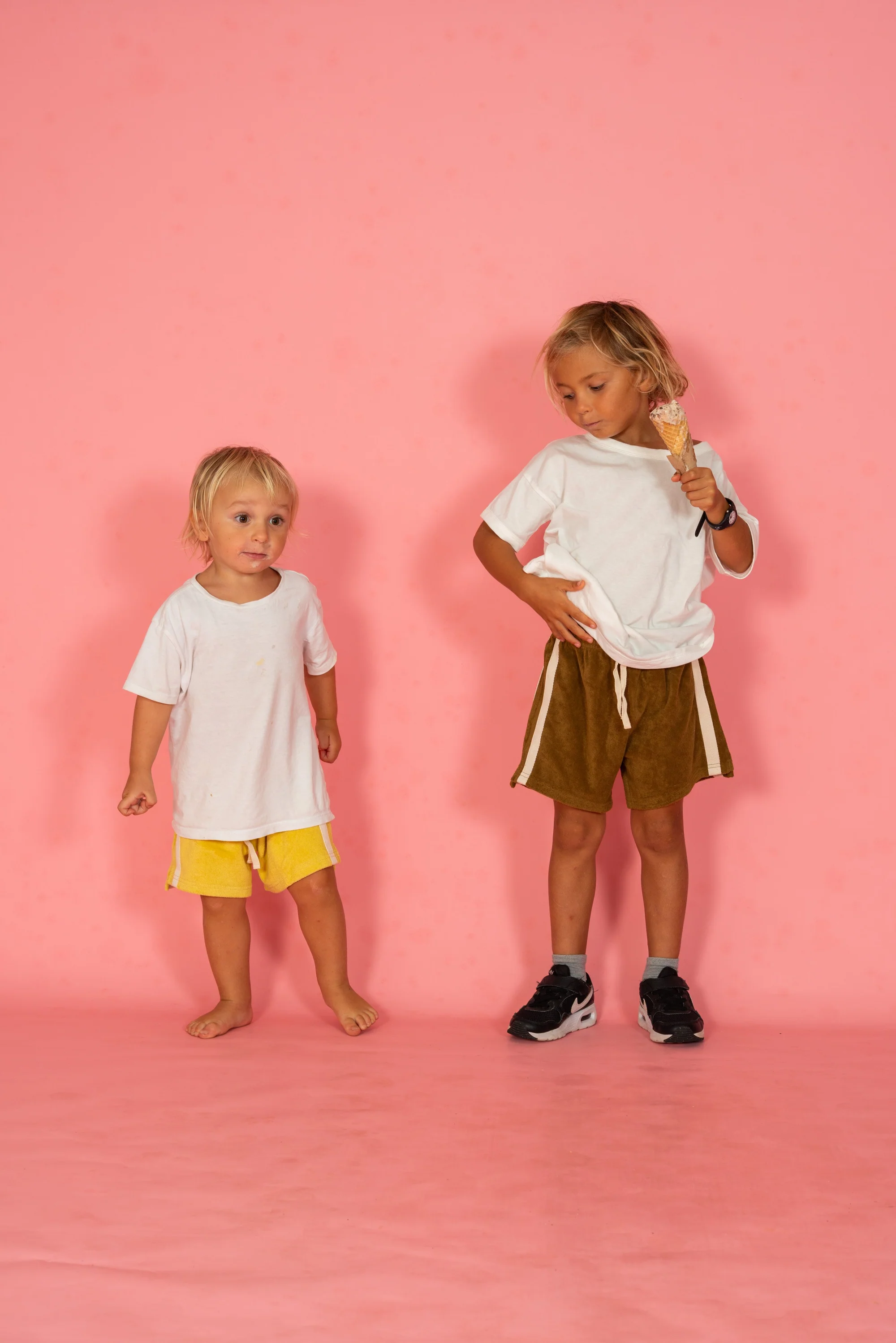 ATMOSEA Mini Terry Towelling Shorts - Army Green