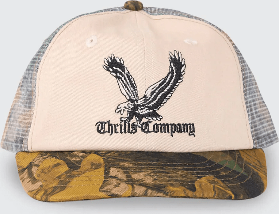 THRILLS  Seen & Heard 6 Panel Short Brim Cap - Camo