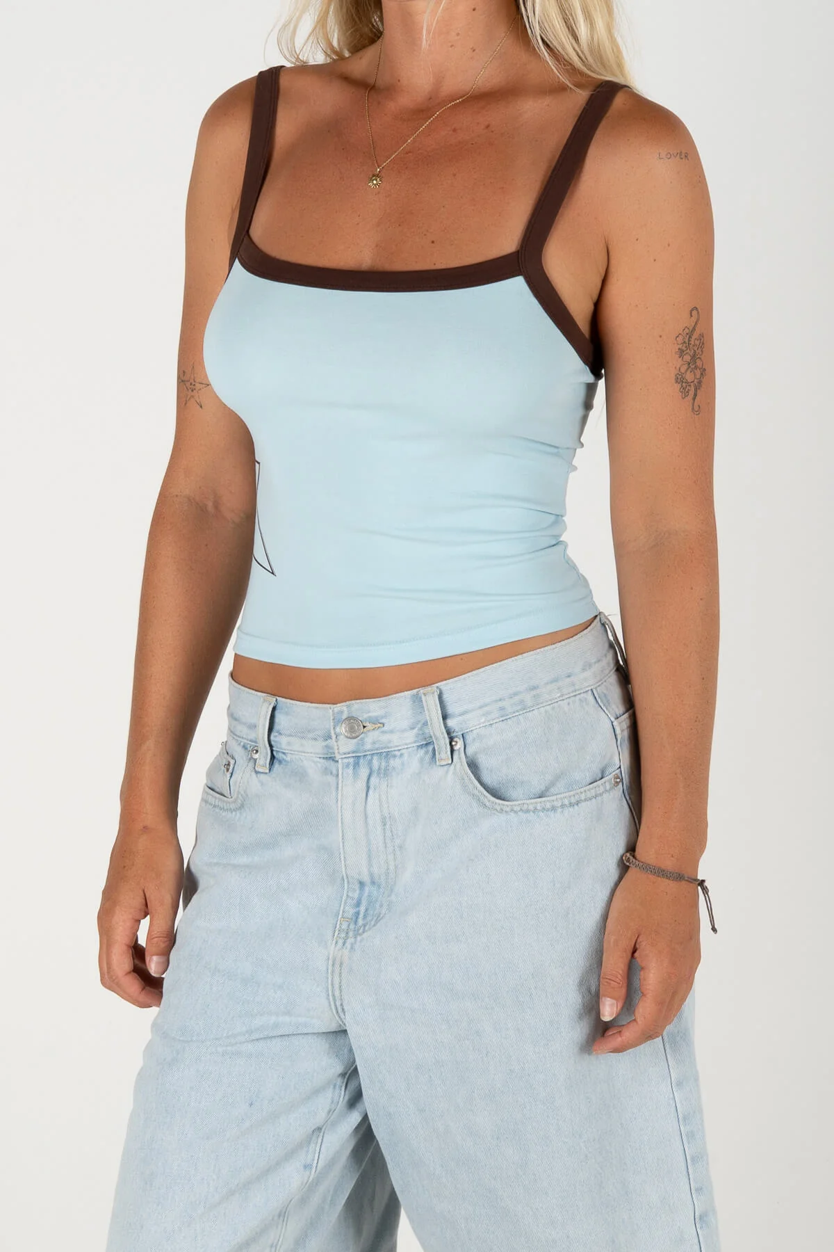 INNER RELM Five point singlet - Blue
