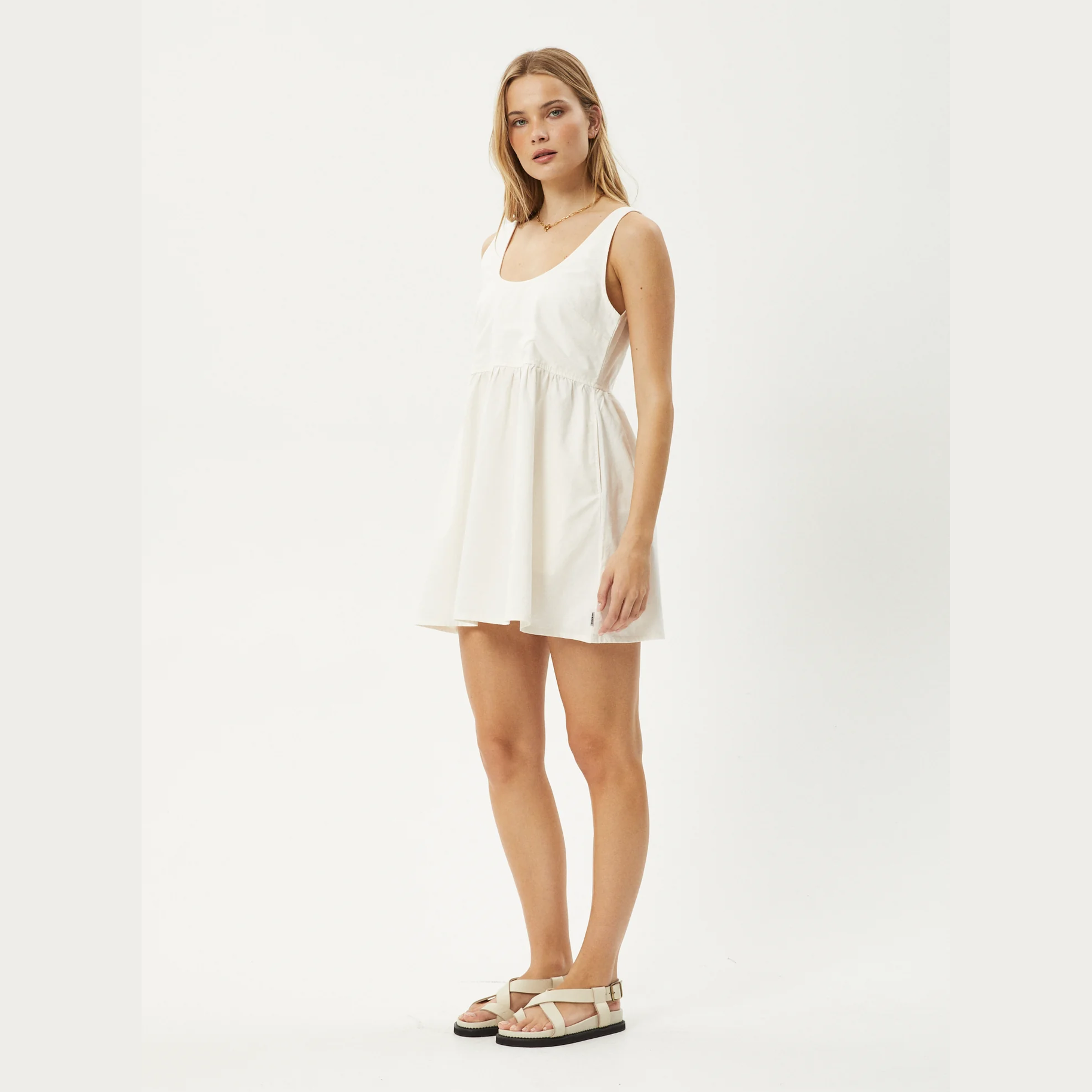 AFENDS Jesse mini dress - White