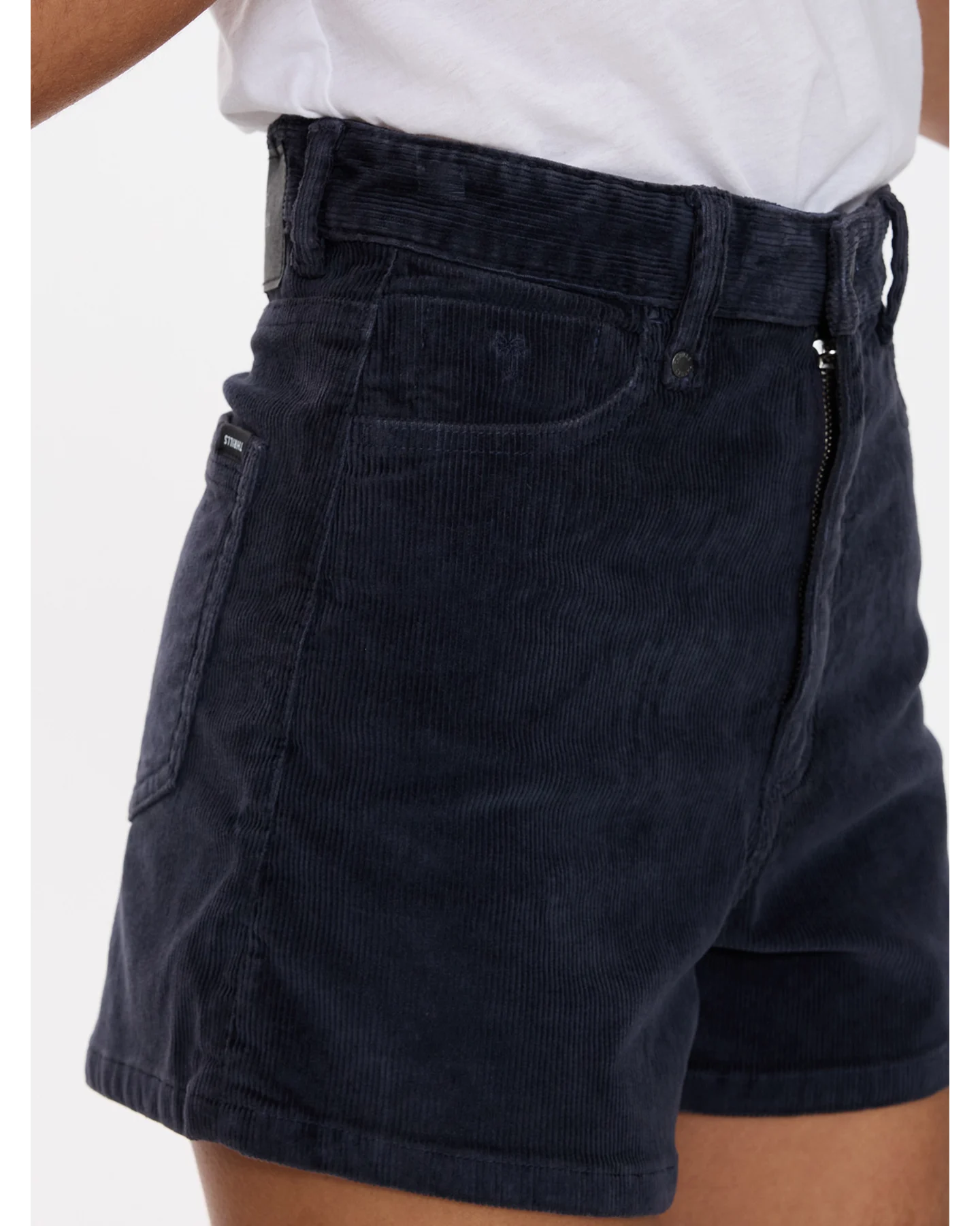 THRILLS Erica High Rise Cord Short - Total Eclipse