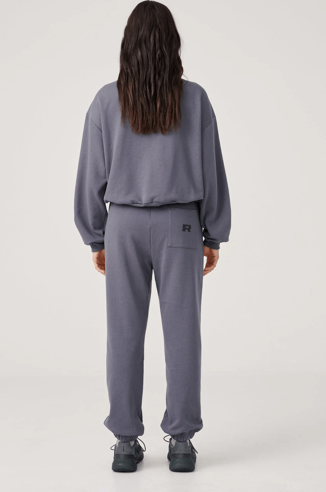 Raef - landon 1/4 zip sweater - washed black
