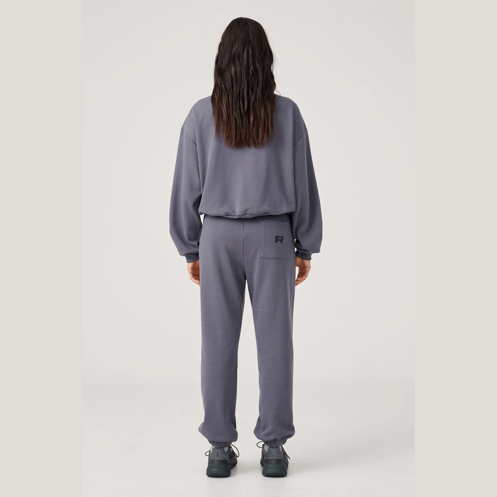 Raef - landon 1/4 zip sweater - washed black