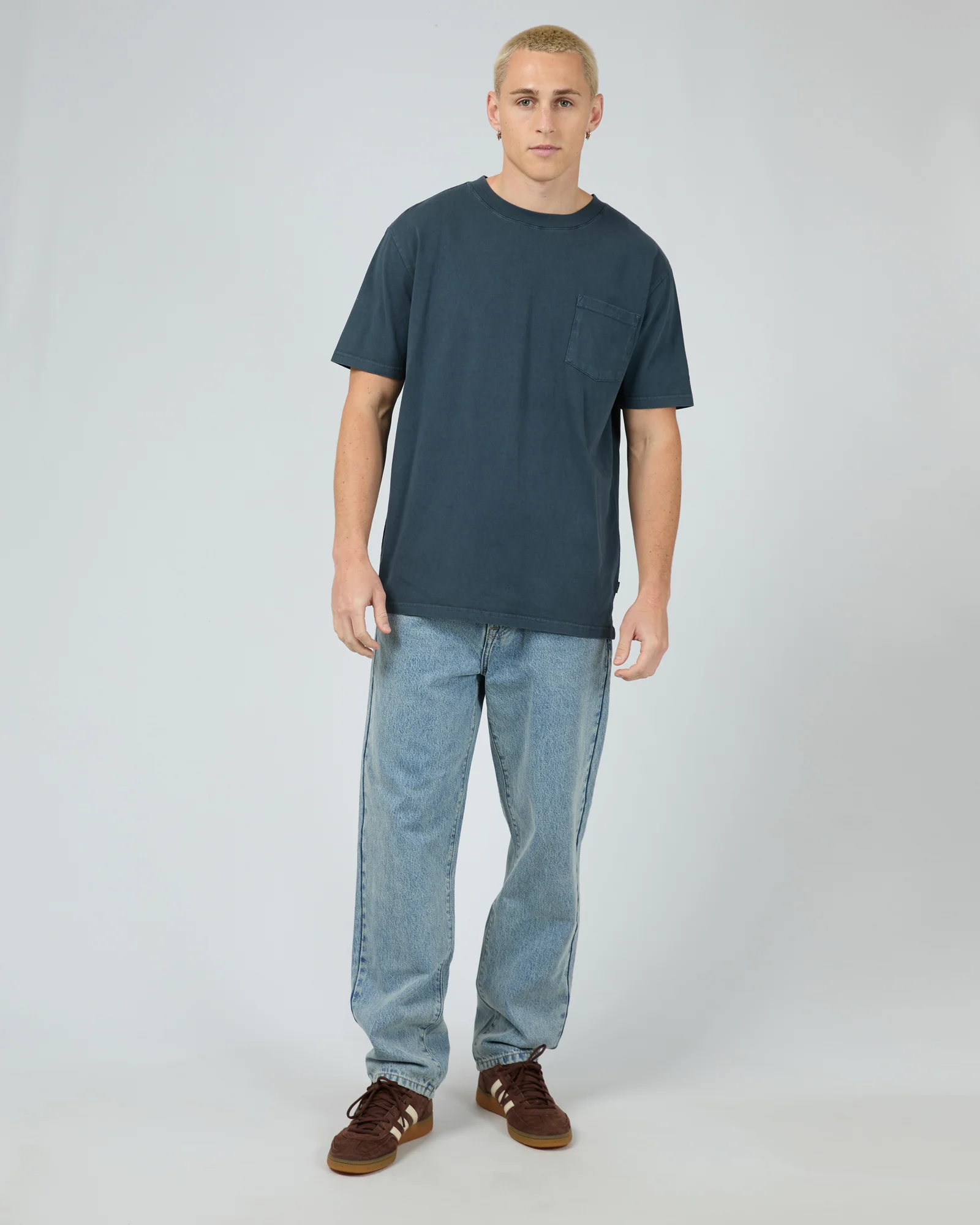 SILENT THEORY Surplus pocket tee - Navy