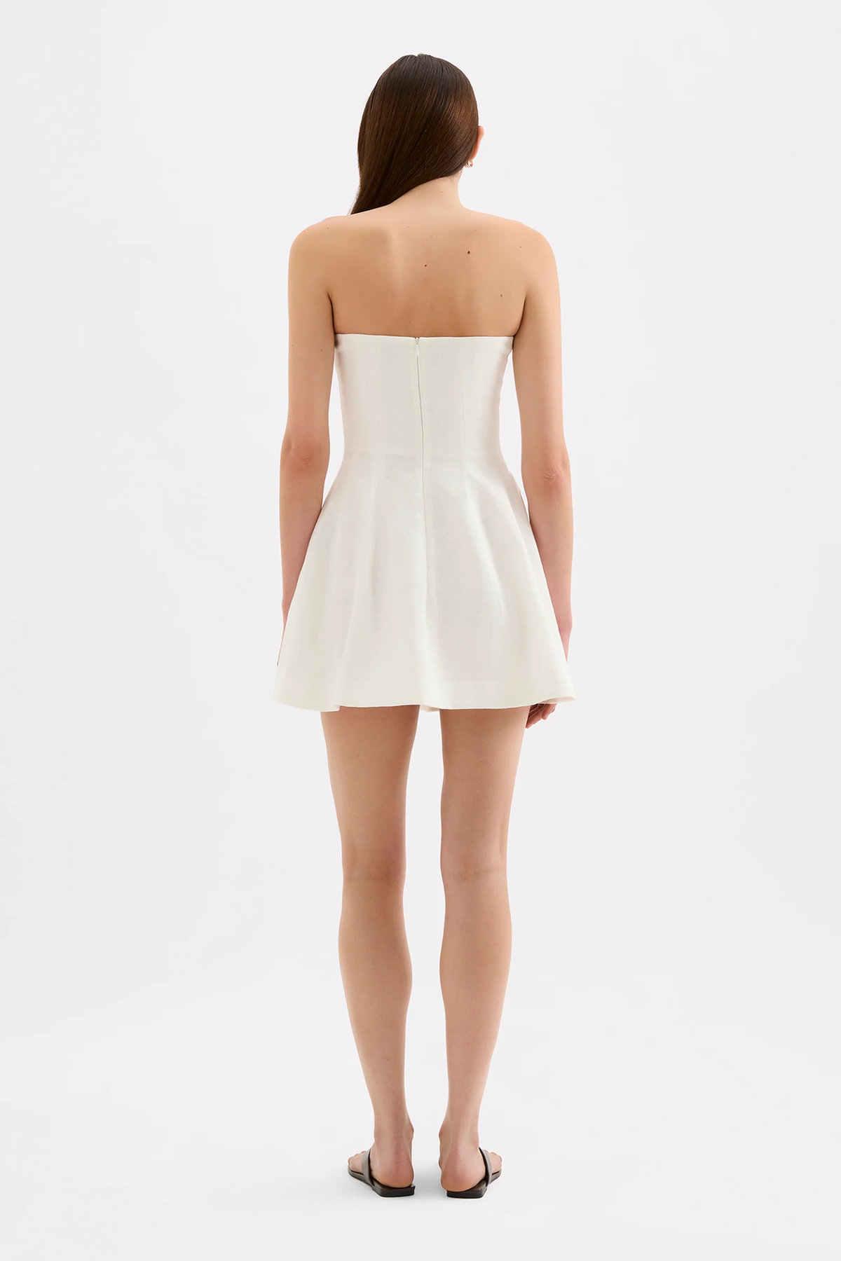 NUDE LUCY  Bronte Linen Mini Dress