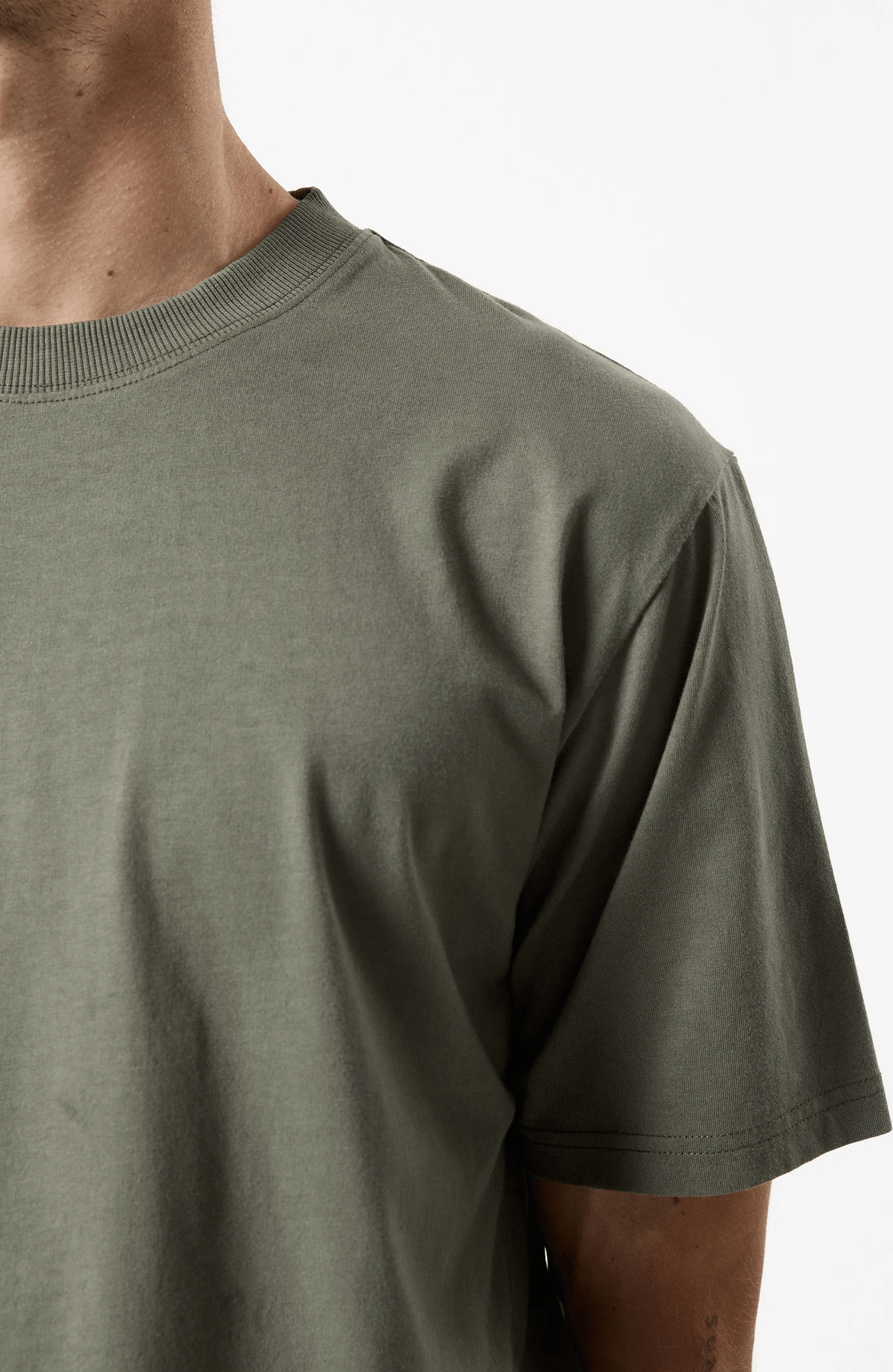 MR SIMPLE heavy weight tee - Sage