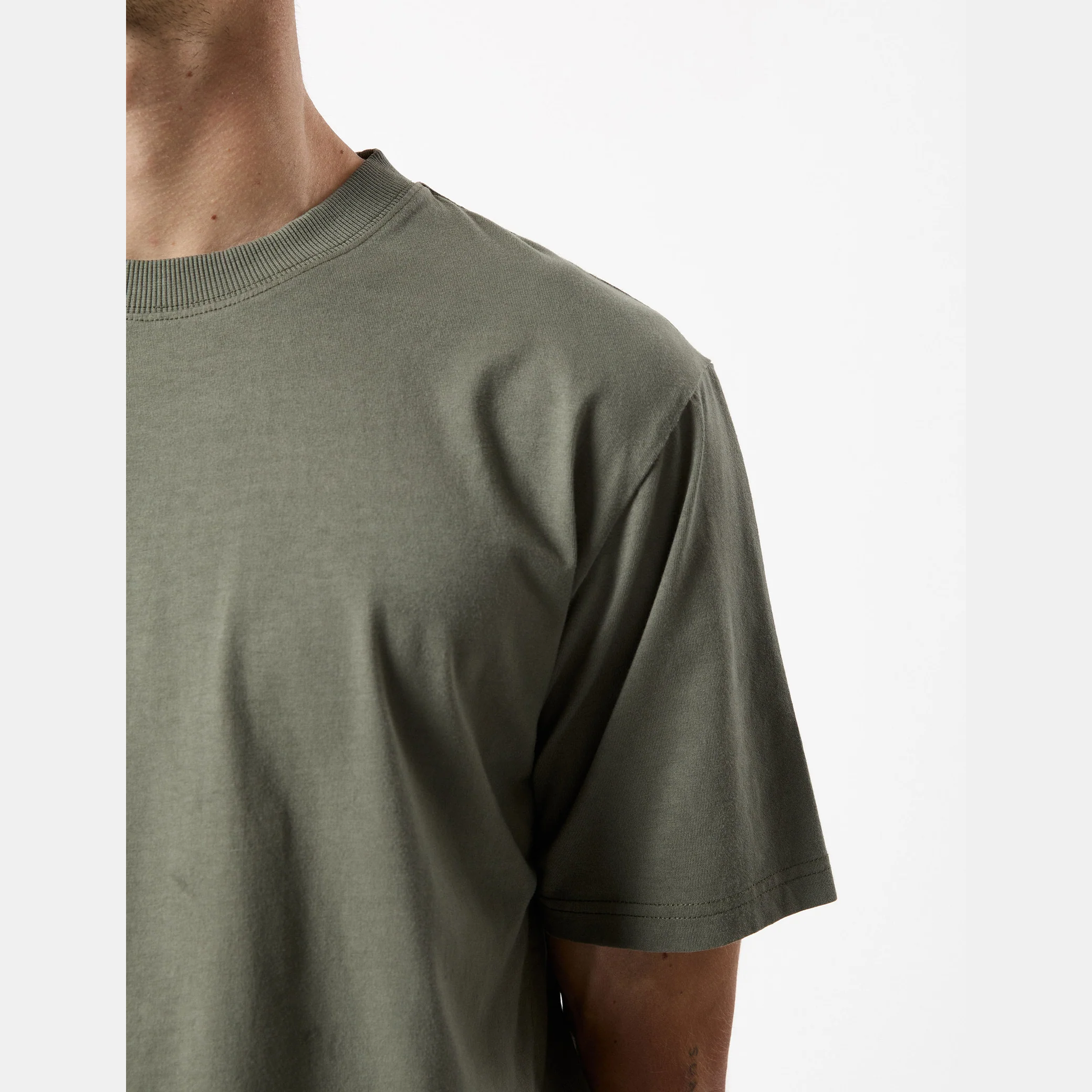 MR SIMPLE heavy weight tee - Sage