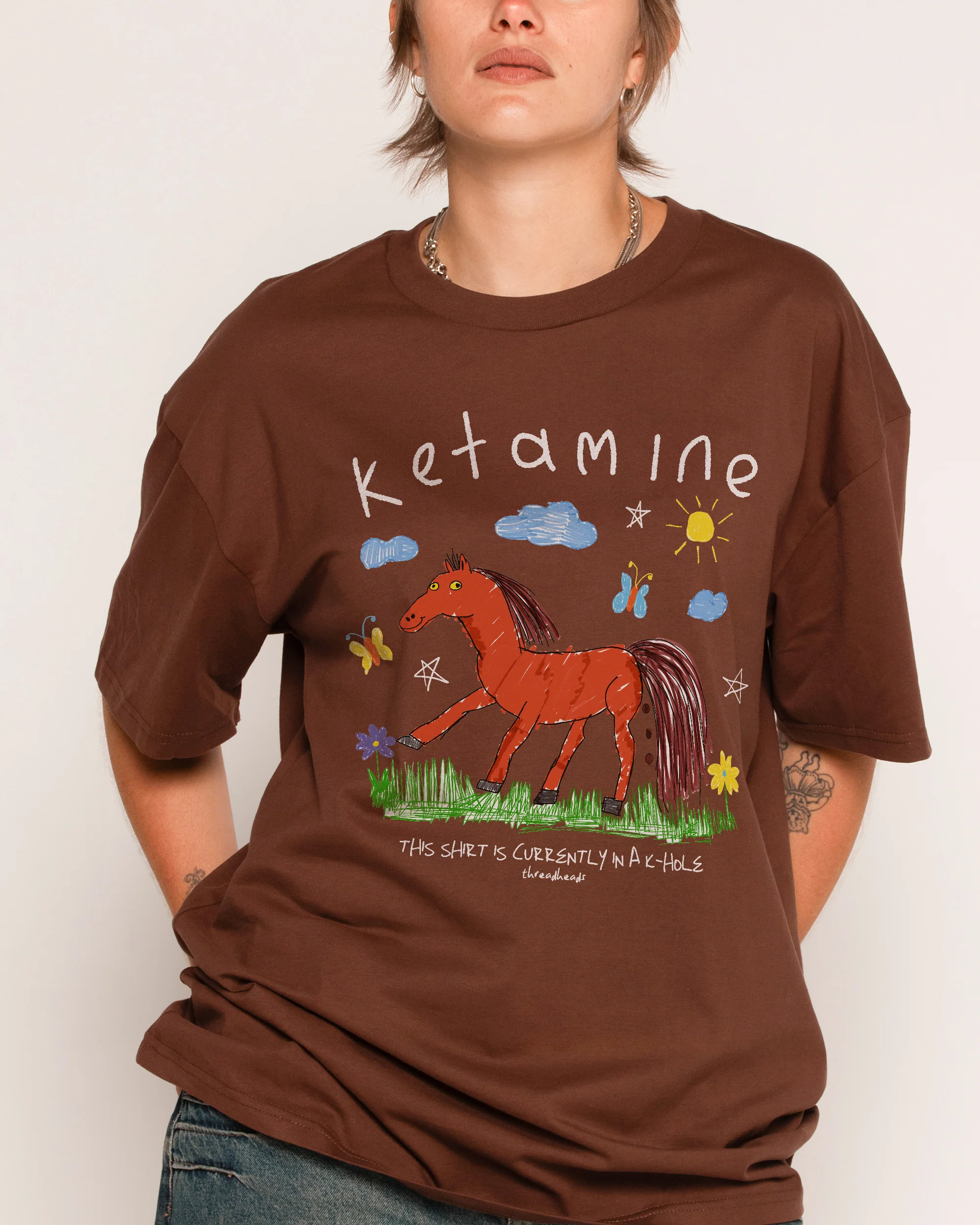 THREADHEADS Originals Ketamine Oversized Tee