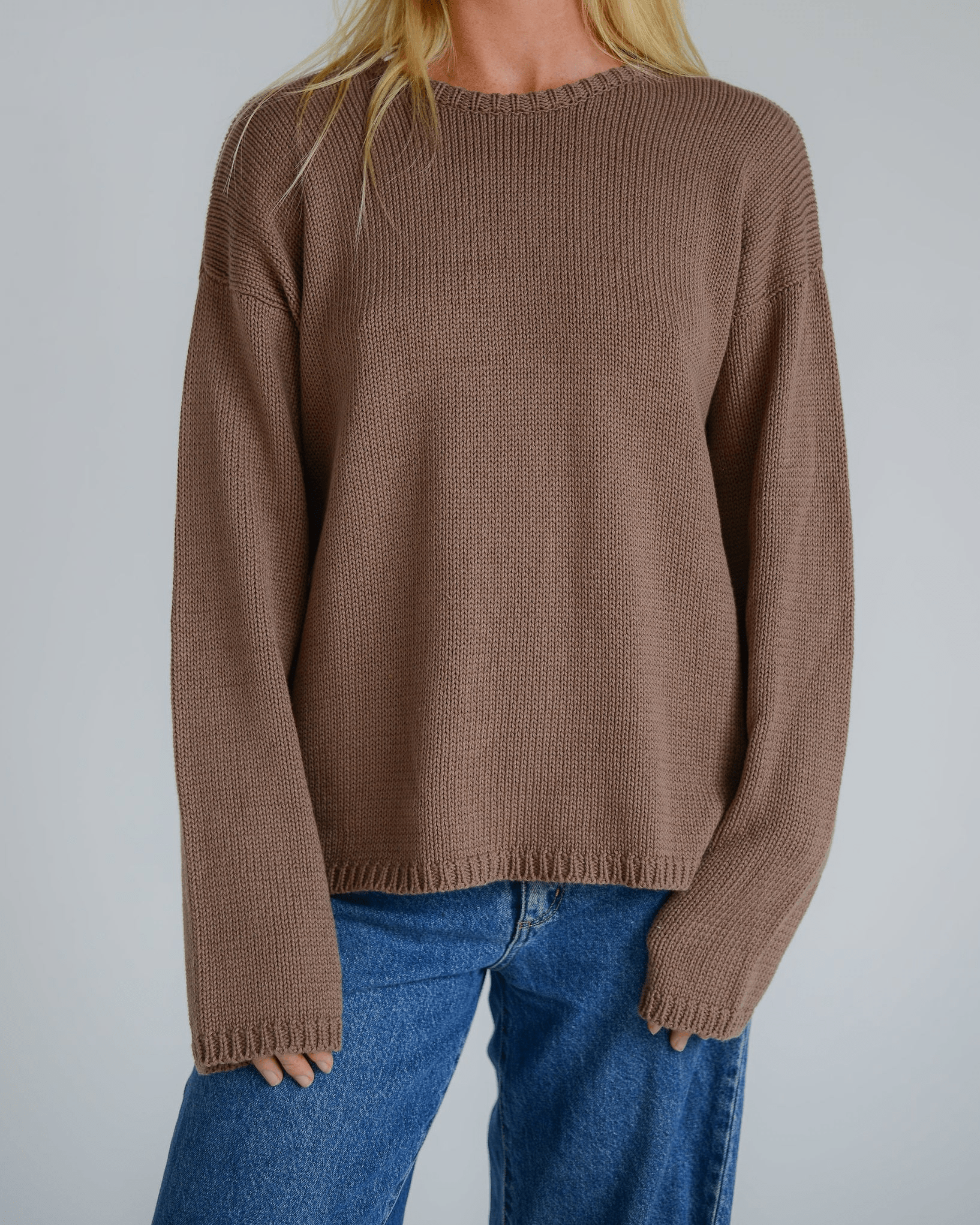 THE BARE ROAD Lucia Knit Jumper - Mocha
