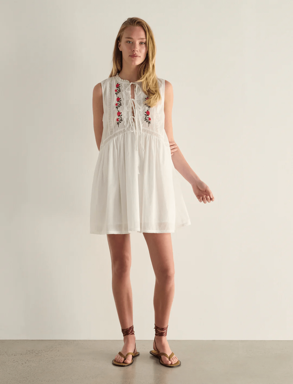AUGUSTE THE LABEL Bellamy Mini Dress - White