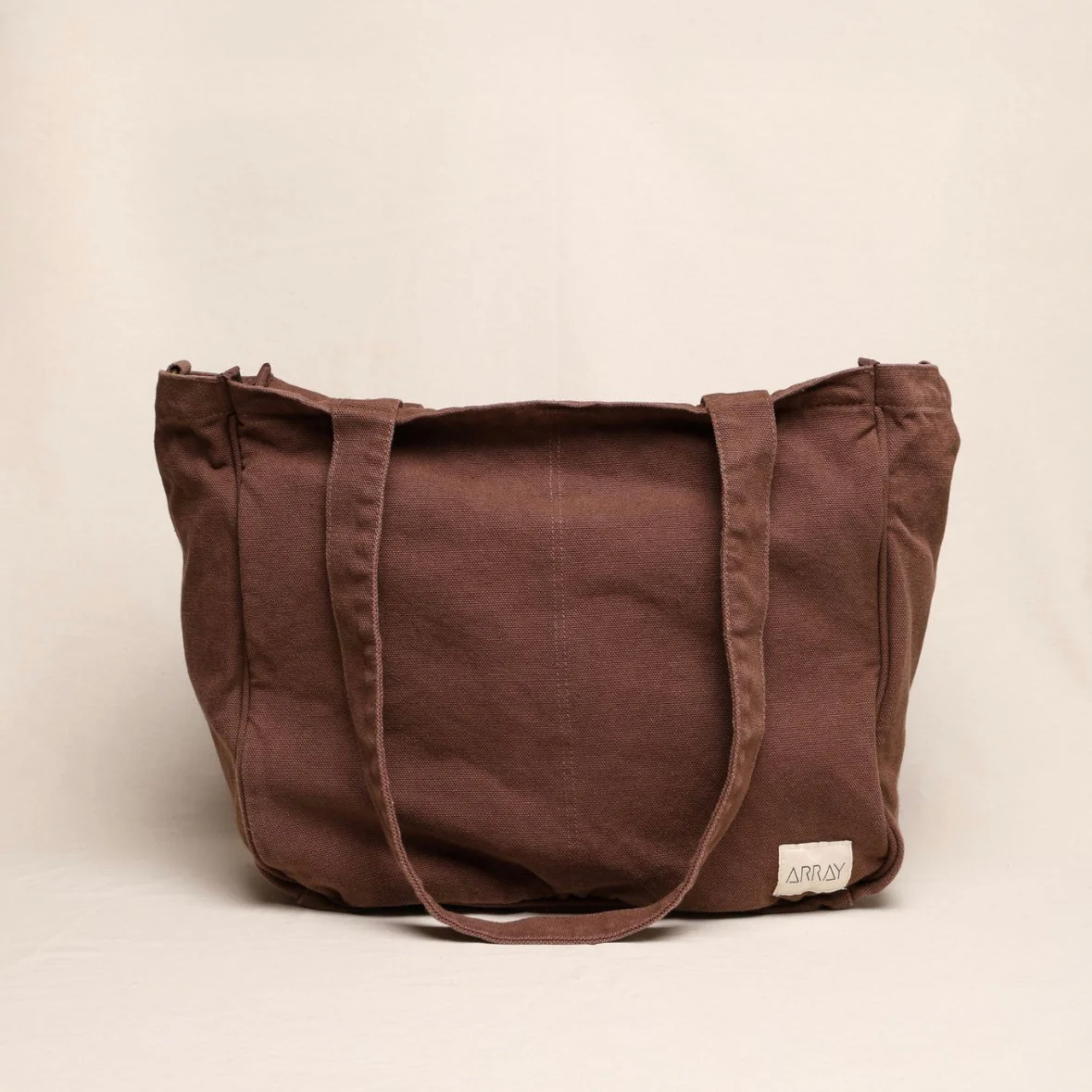 ARRAY Everyday Pocket Tote - Chocolate brown