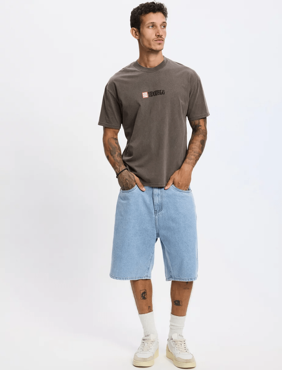 S DOUBLE Emb 5 pocket short - Super light