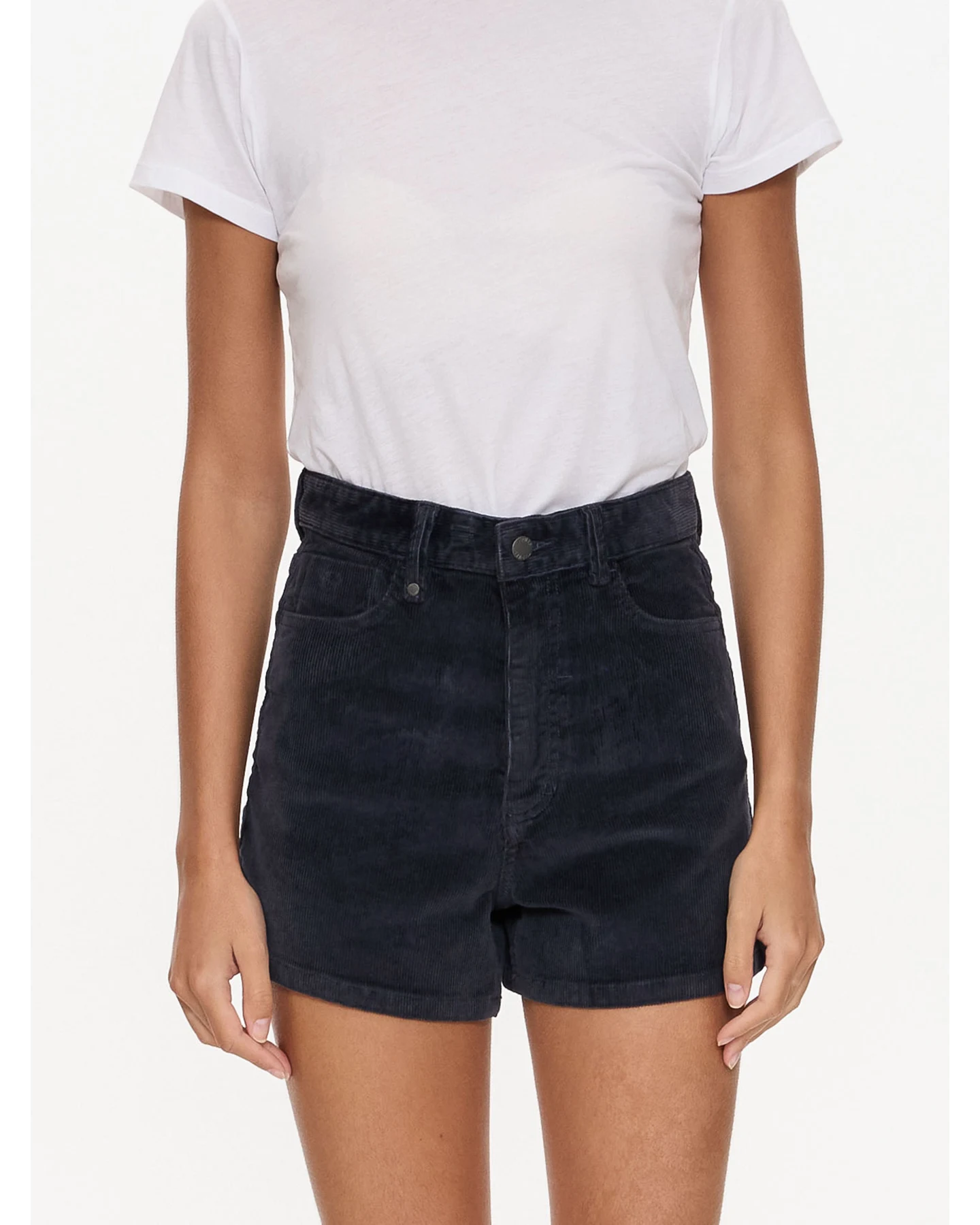 THRILLS Erica High Rise Cord Short - Total Eclipse