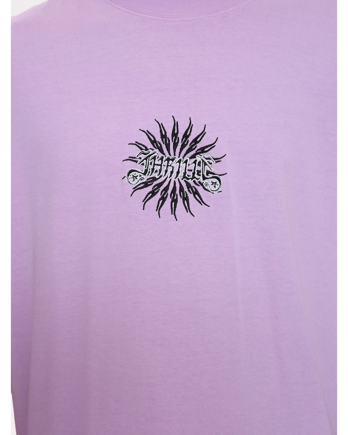 THRILLS Peace Power Embro Box Fit Oversize Cropped Tee - Lupine