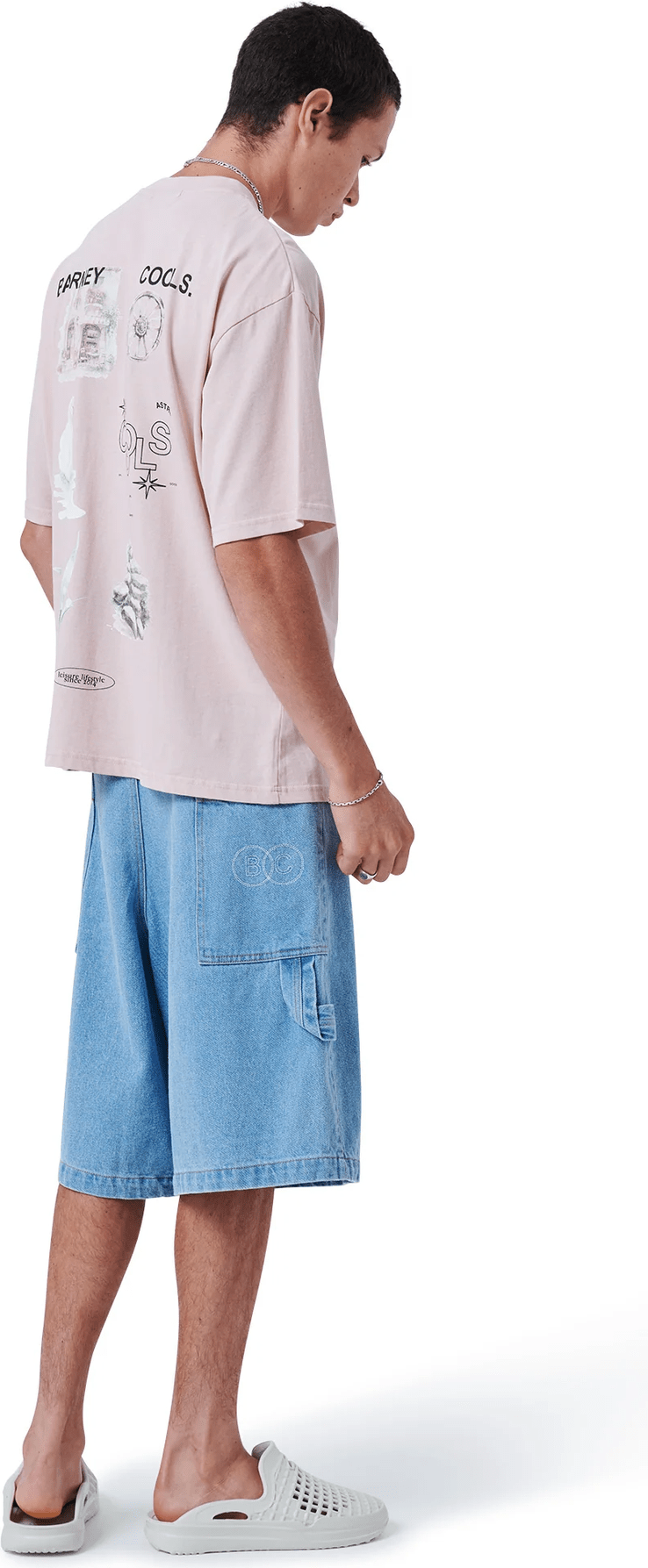 BARNEY COOLS Terrace T-shirt Faded Pink
