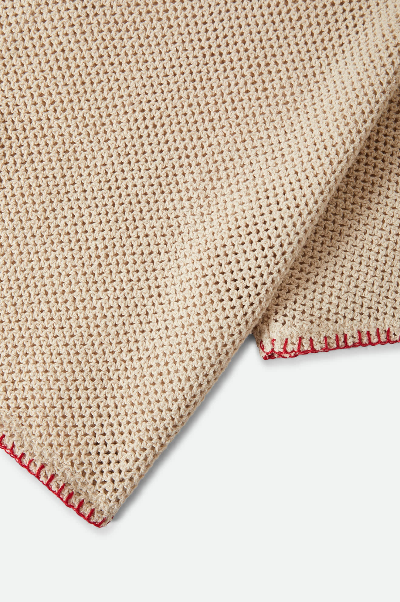 BRIXTON The crochet cover up - Timeless taupe