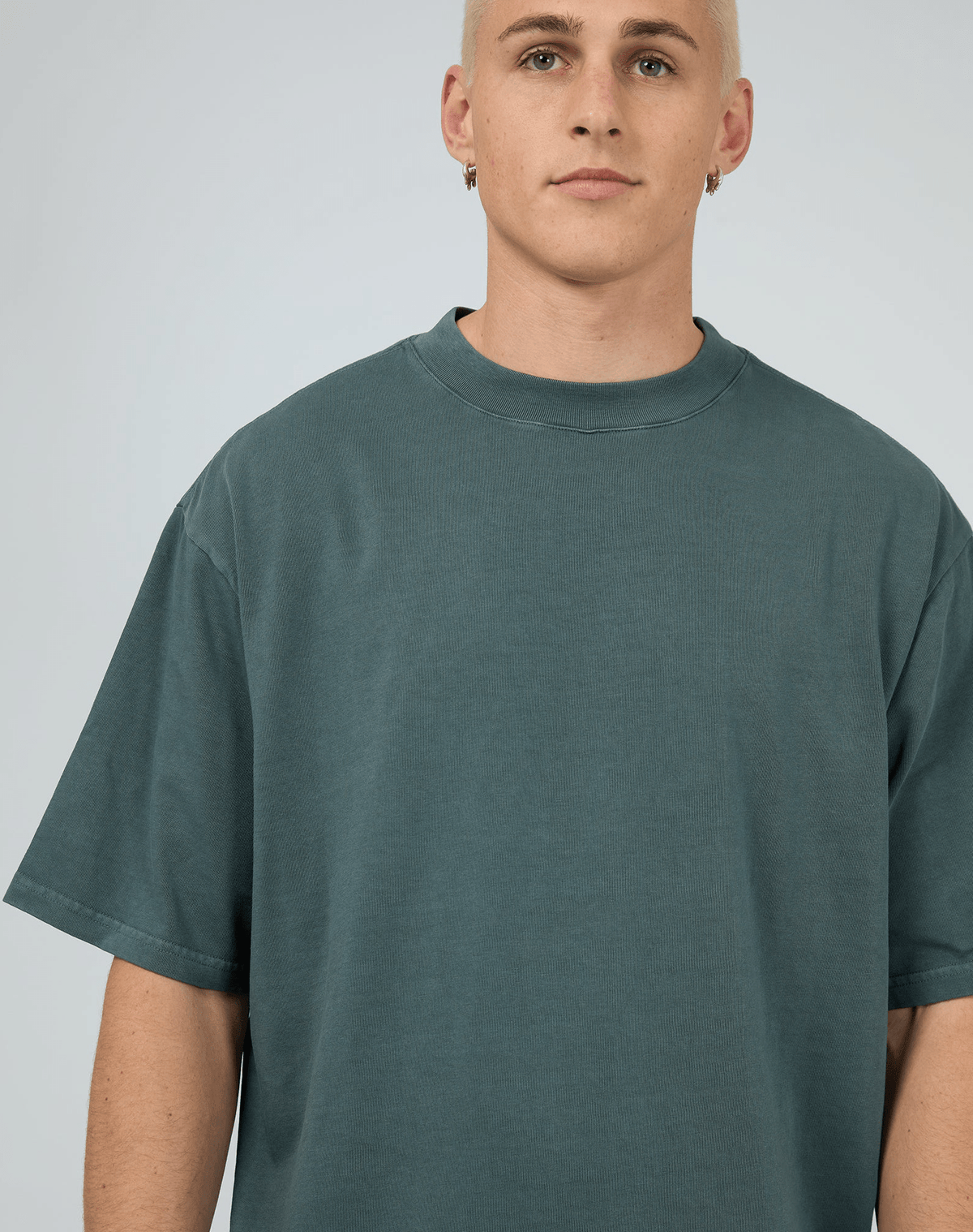 SILENT THEORY Heavy weight tee - Blue