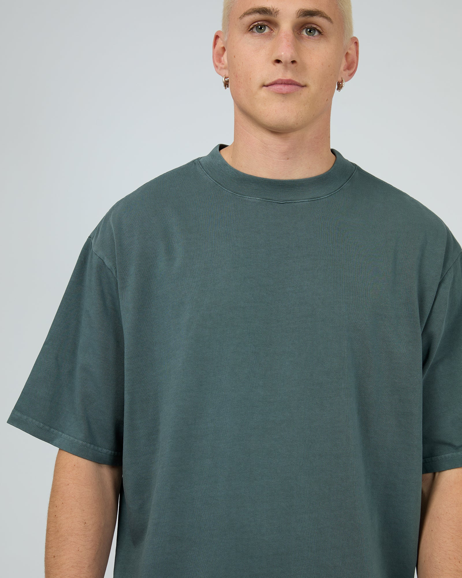 SILENT THEORY Heavy weight tee - Blue