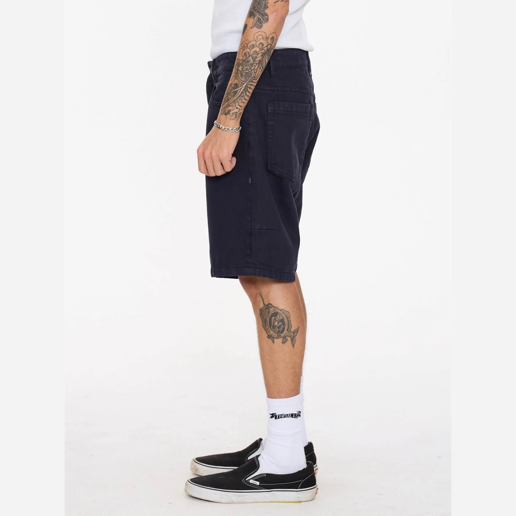 THRILLS Slacker Relaxed Denim Short - Twilight Black