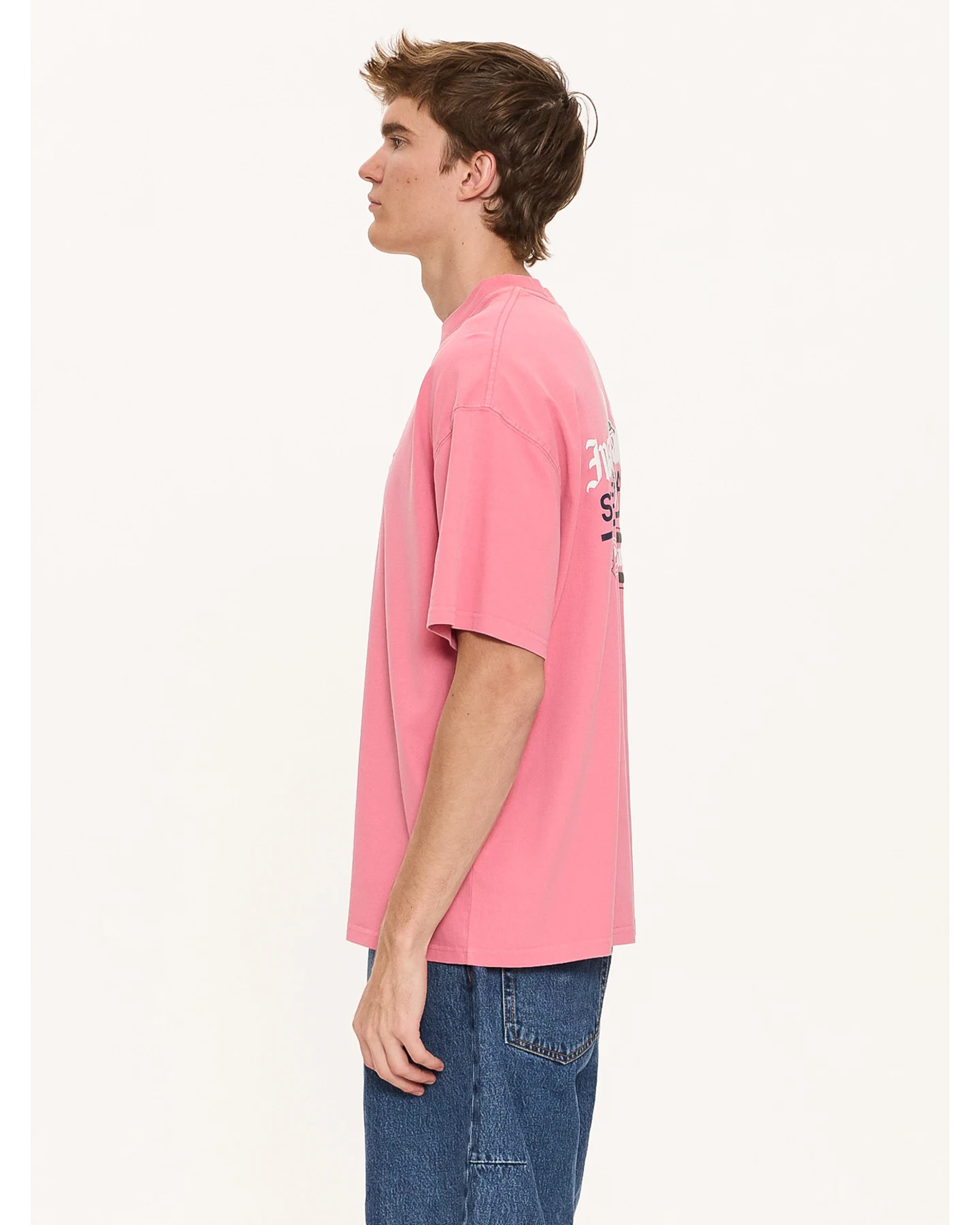 THRILLS Bueno Bueno Bueno Oversize Fit Tee - Heather Rose