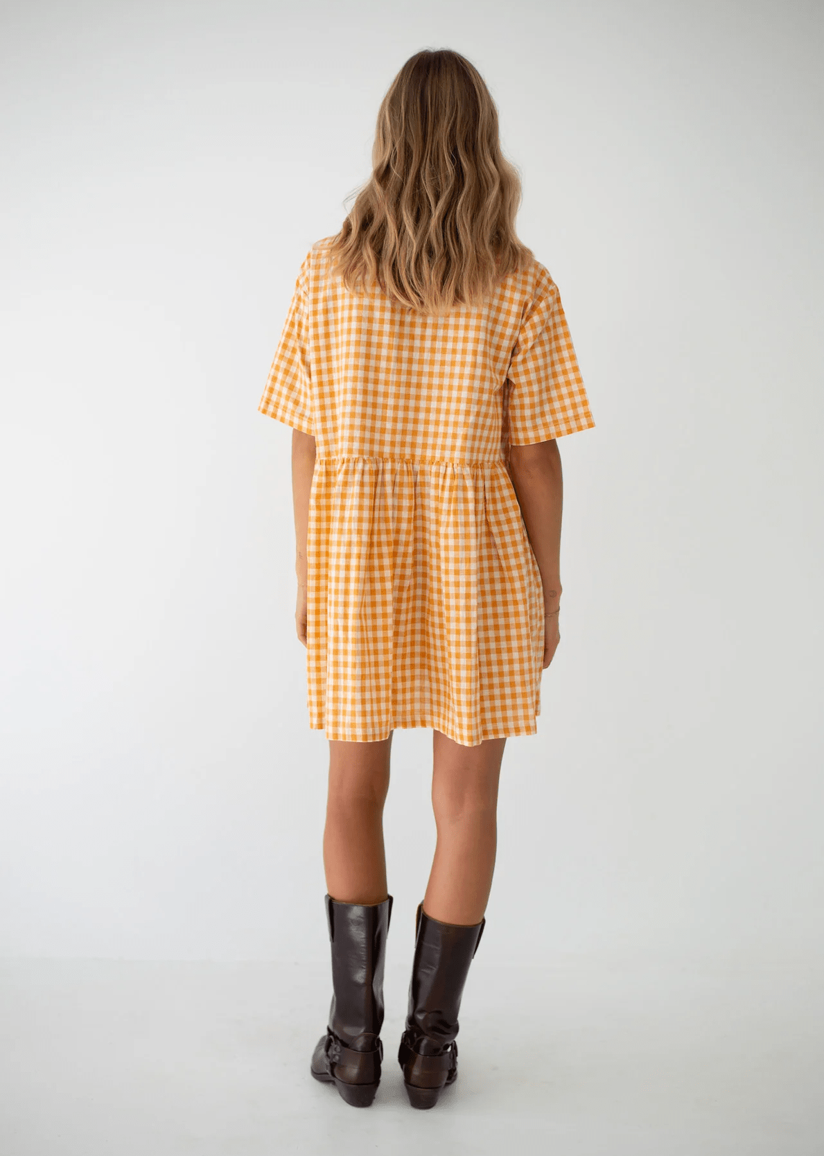 THE BARE ROAD Darcey Dress - Clementine Gingham