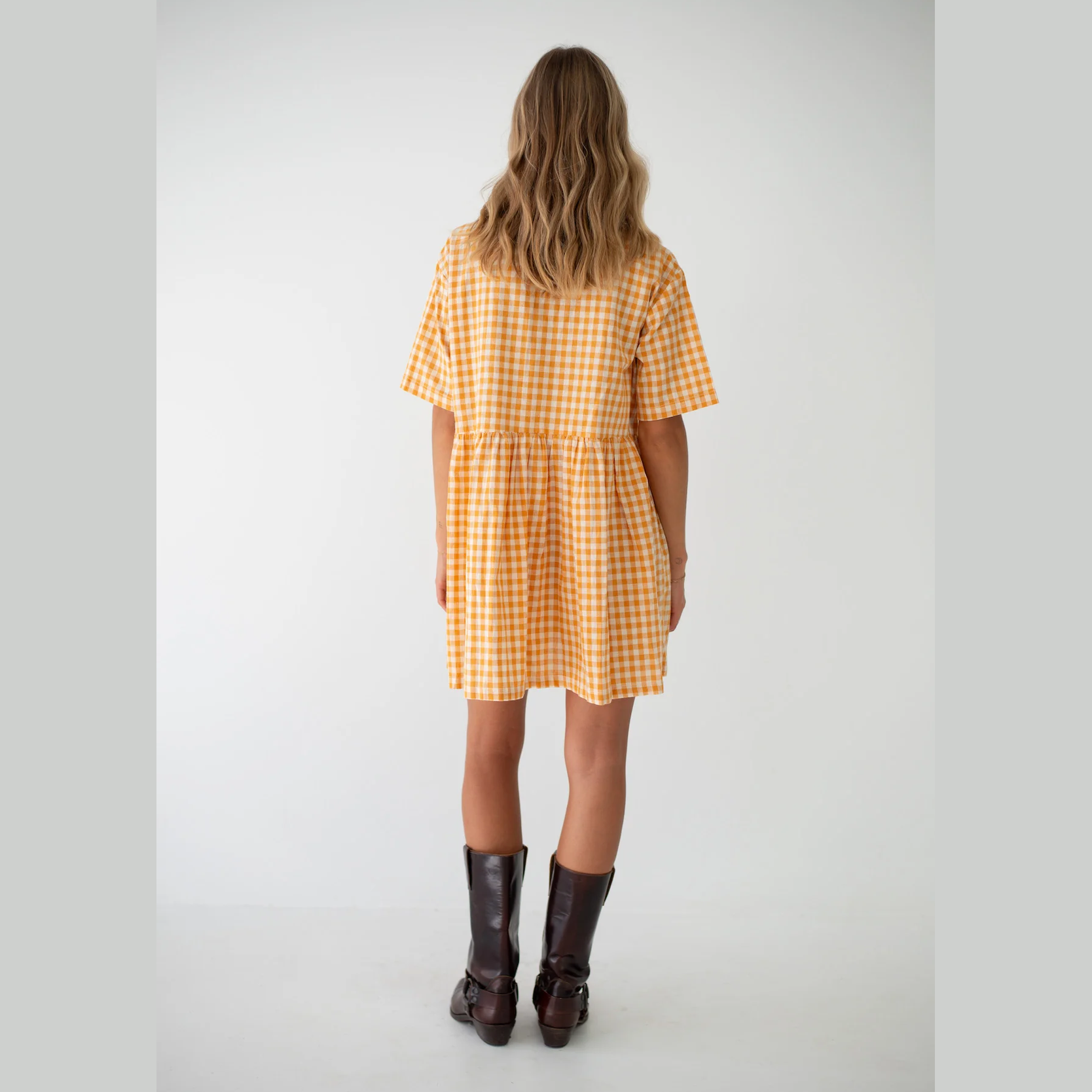 THE BARE ROAD Darcey Dress - Clementine Gingham