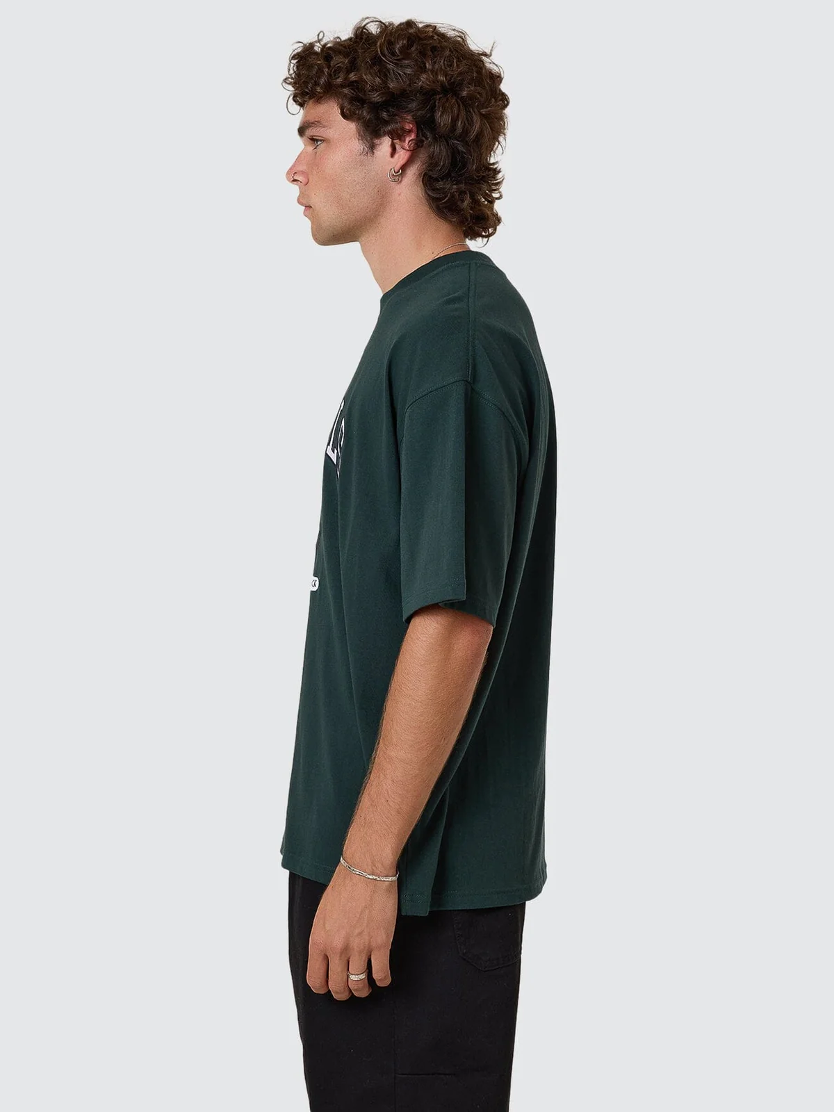 THRILLS Los stingers box fit oversize tee - Vista green