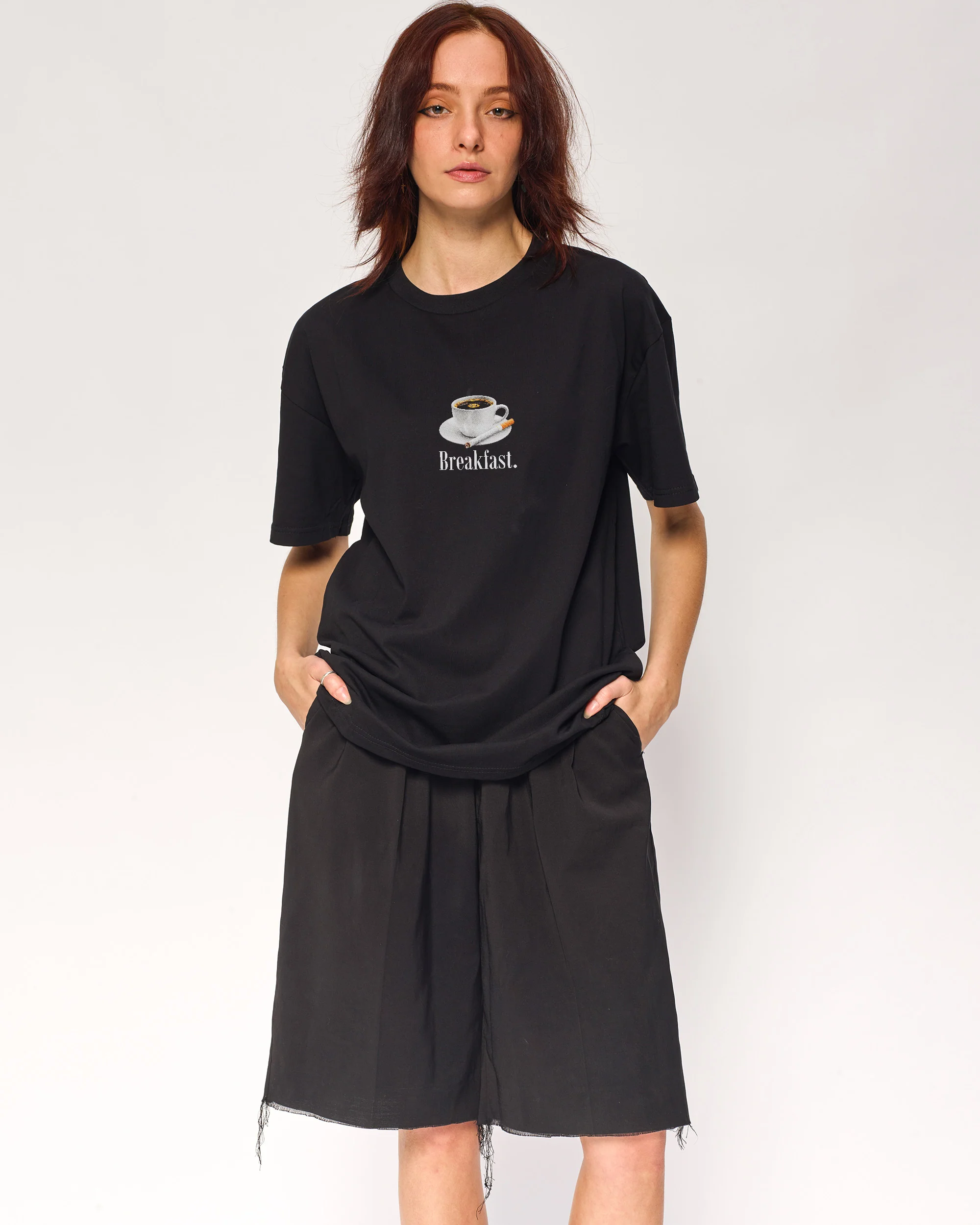 THREADHEADS Originals Breakfast Coffee Oversized Tee