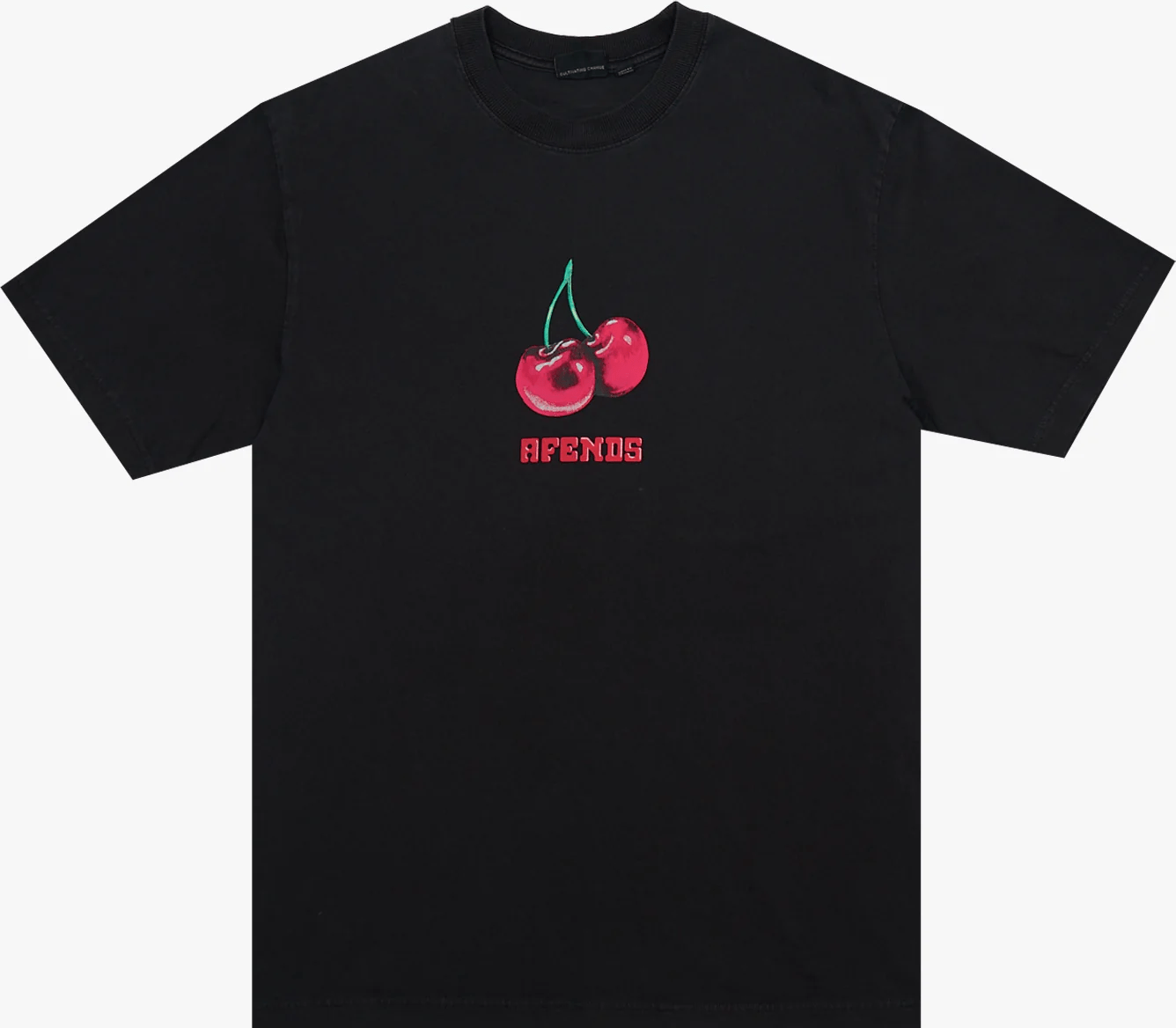 AFENDS Abiza- Retro Tee - Stone black