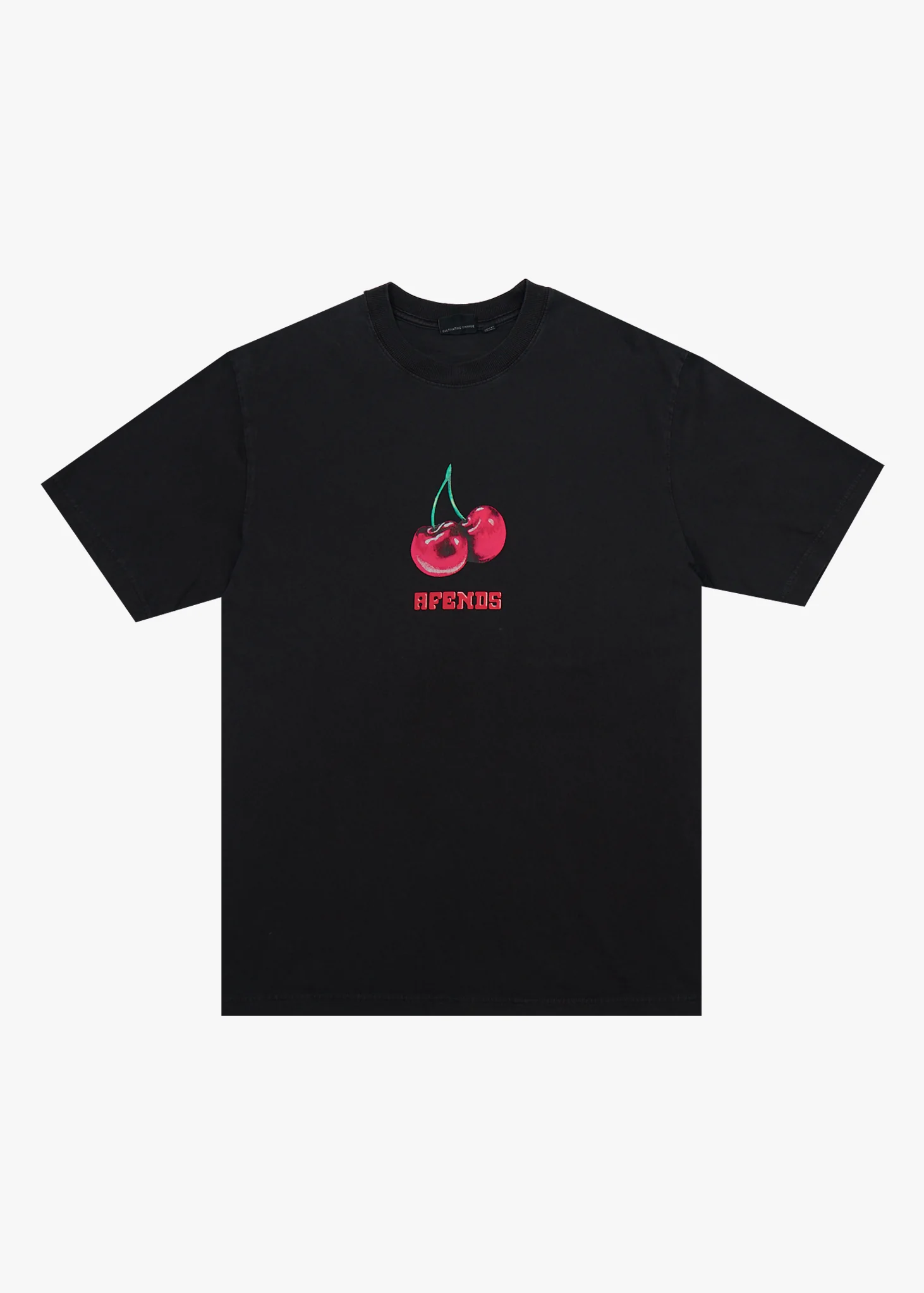 AFENDS Abiza- Retro Tee - Stone black