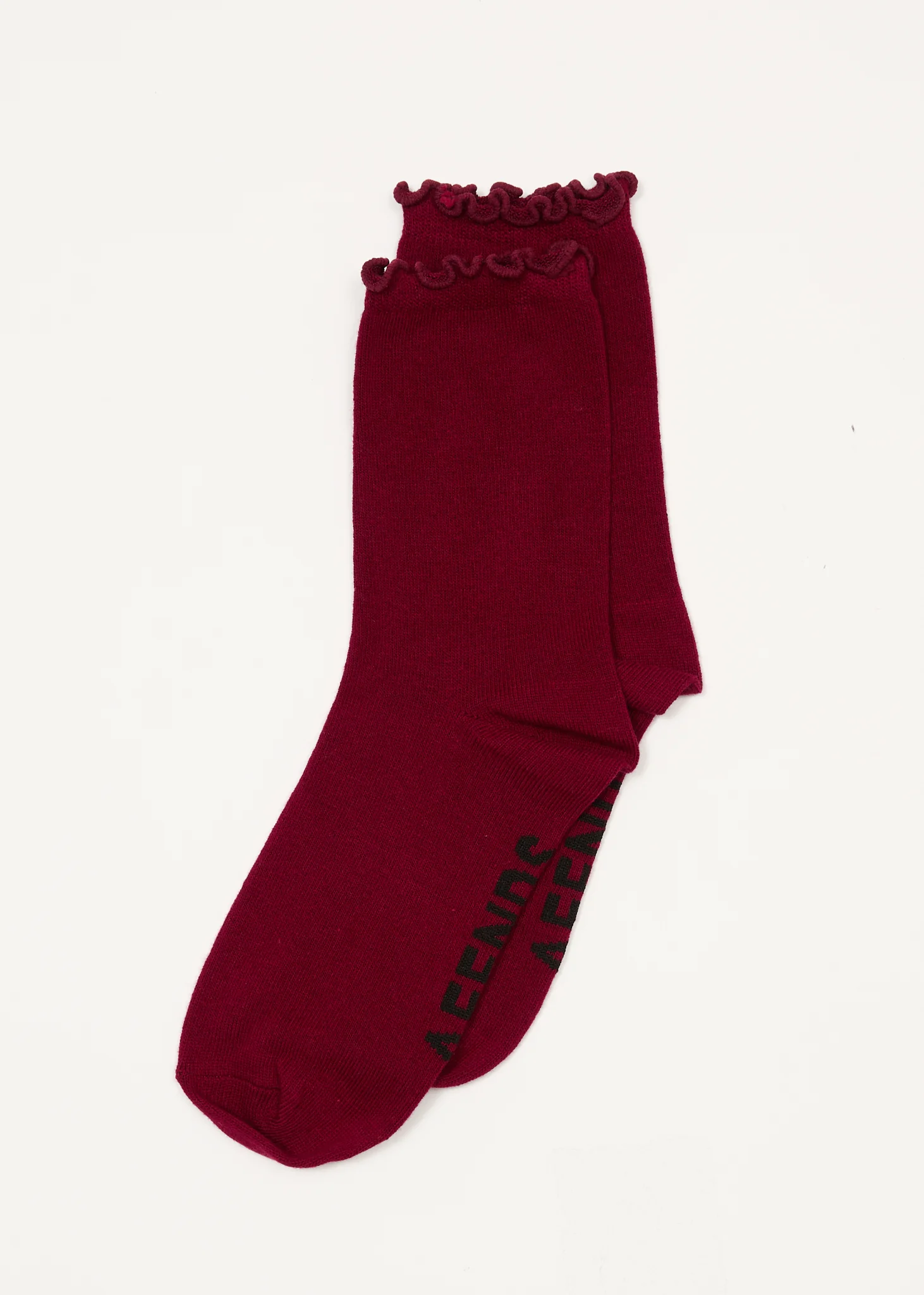 AFENDS Marin socks 2 pack - Burgandy