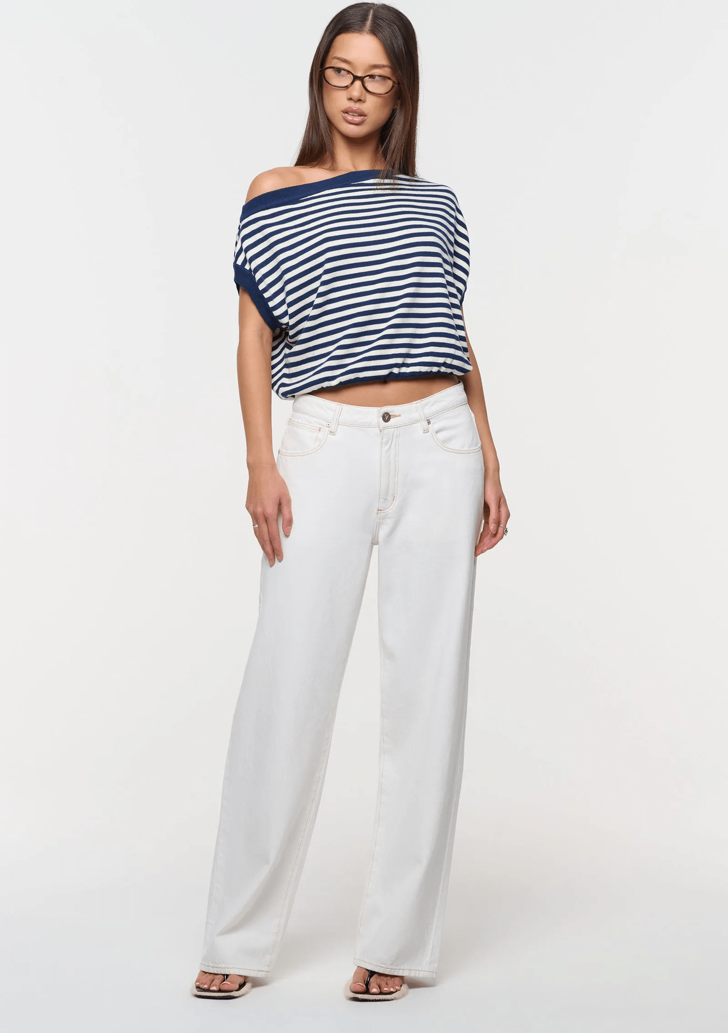 ABRAND 95 Mid Baggy Porcelain Recycled