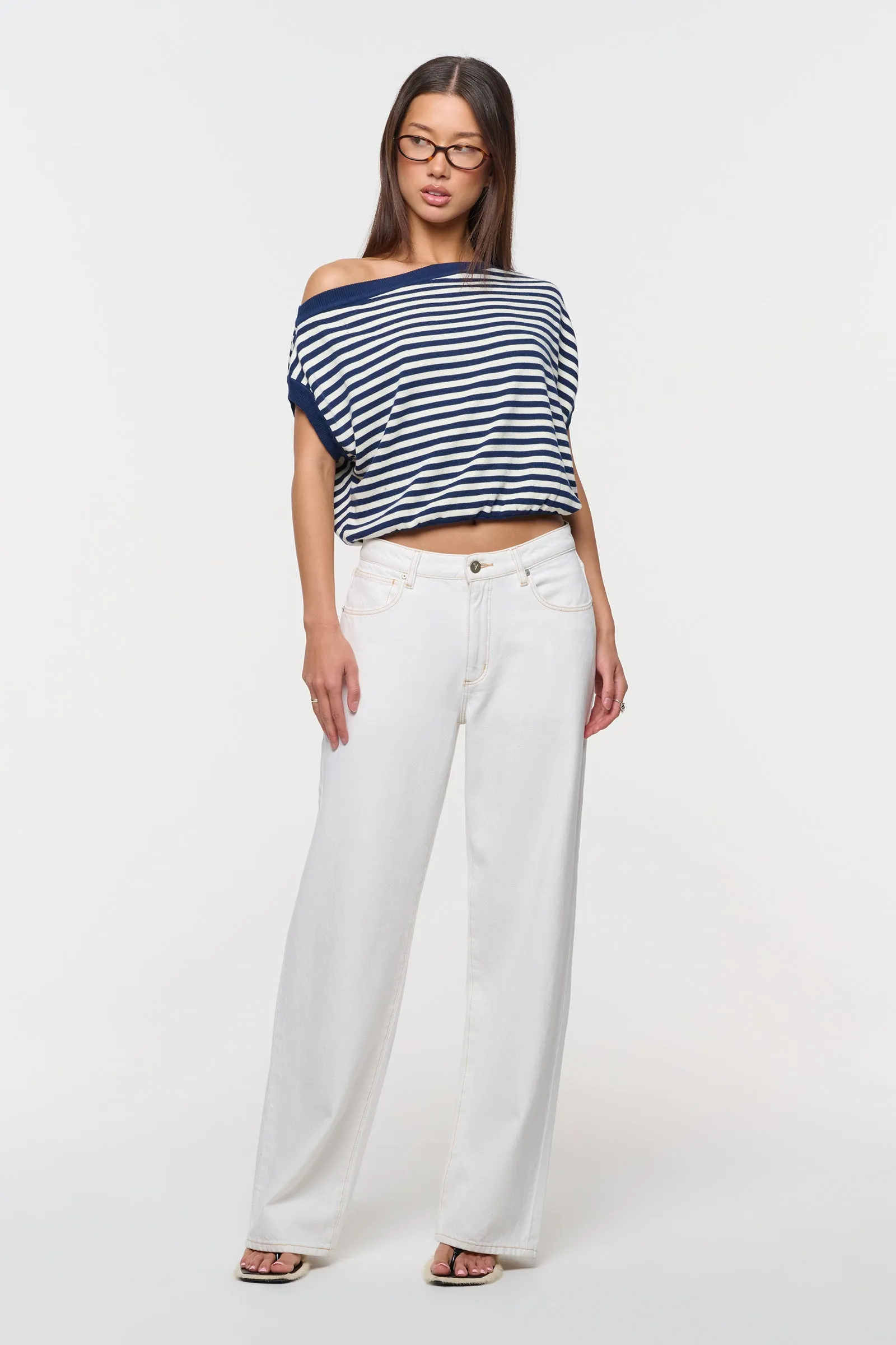 ABRAND 95 Mid Baggy Porcelain Recycled