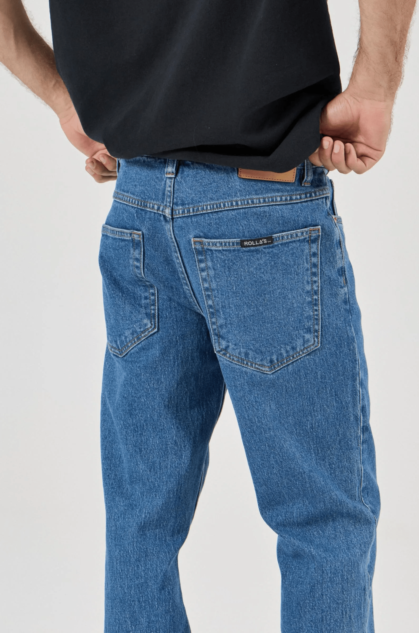 ROLLA'S Bronco Blue Gum Jean