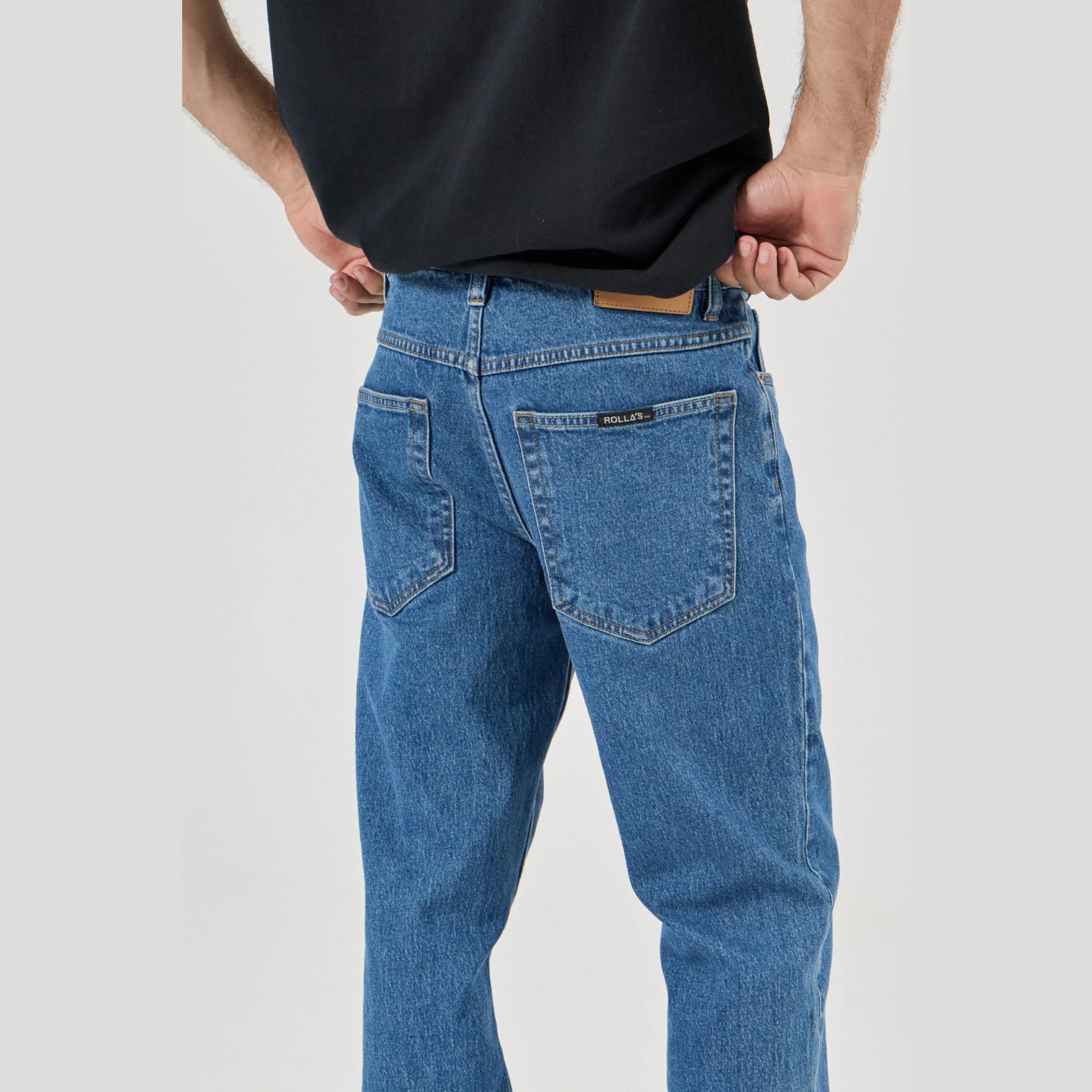 ROLLA'S Bronco Blue Gum Jean