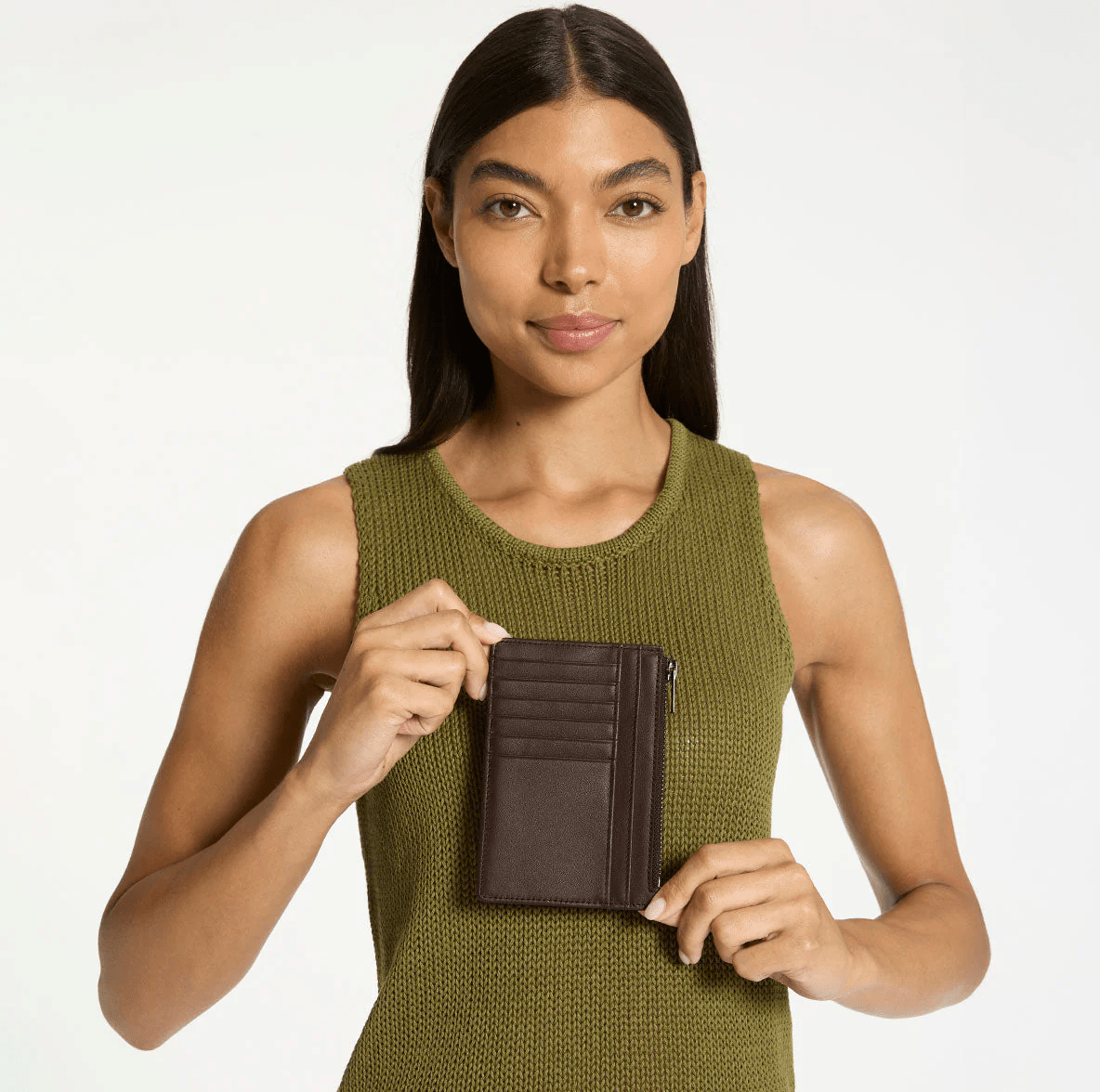 STATUS ANXIETY Gone Again Wallet - Cocoa Nappa