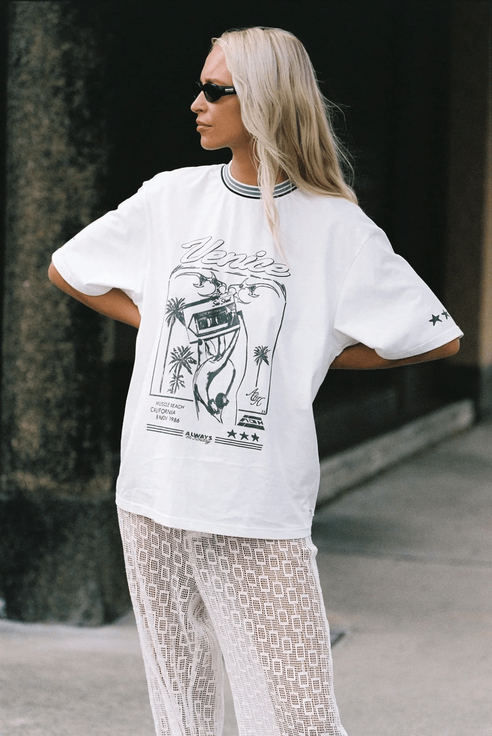 SEA STREET Venice tee - Salt