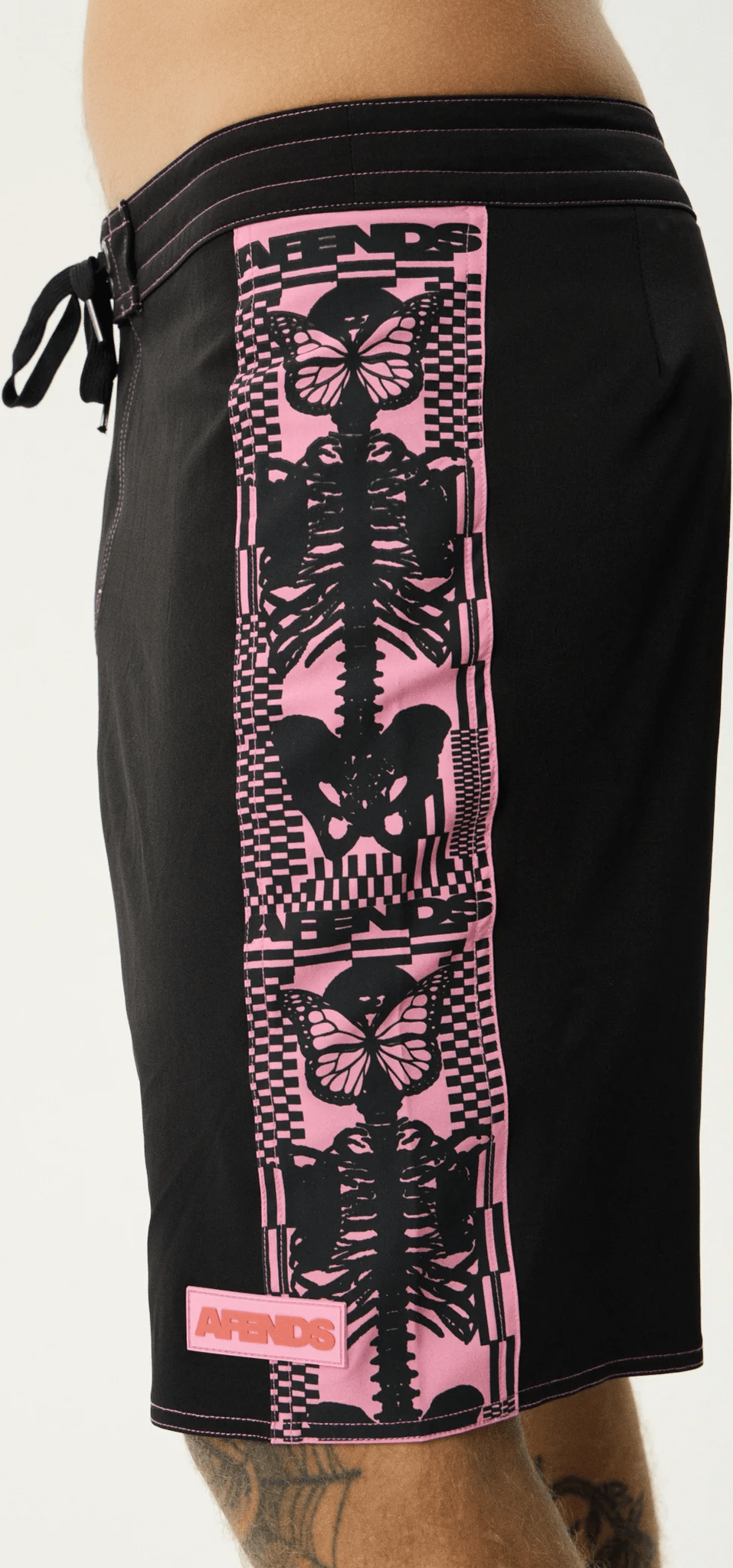 AFENDS Boned- Surf Related V2 Boardshorts 20" - Black