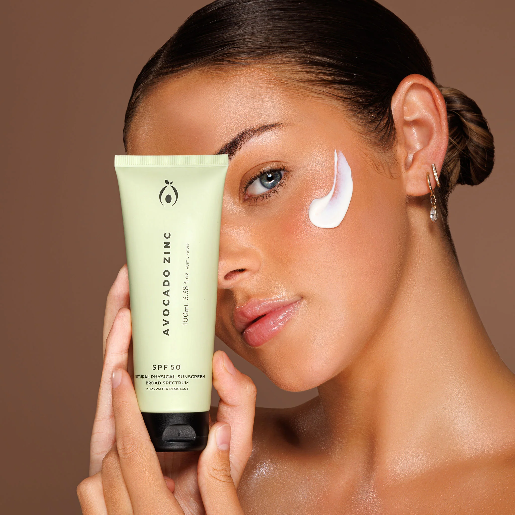 AVOCADO ZINC  spf 50 natural physical sunscreen