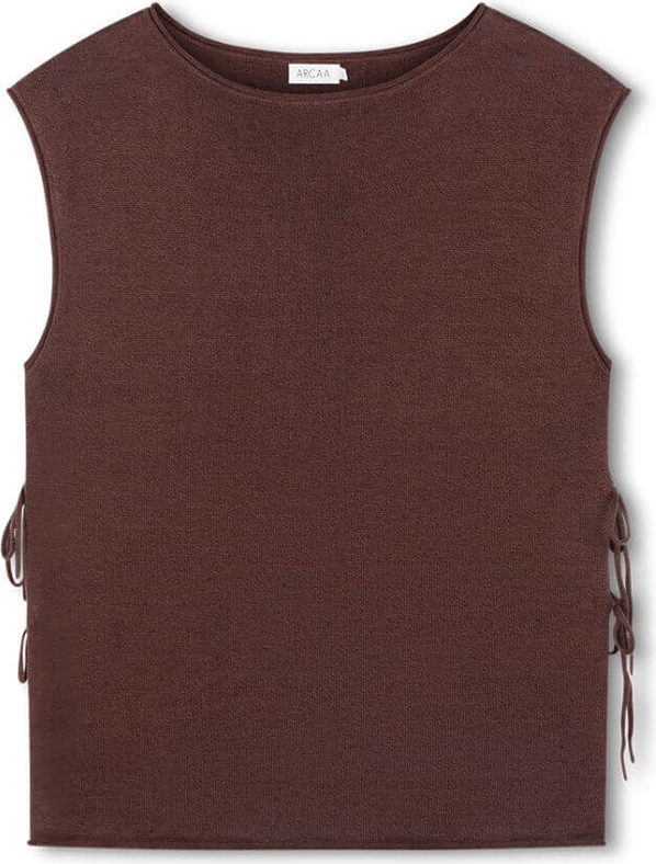 ARCAA Poppy Tie Side Top - Espresso