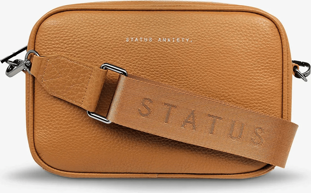 STATUS ANXIETY plunder with webbed strap - tan