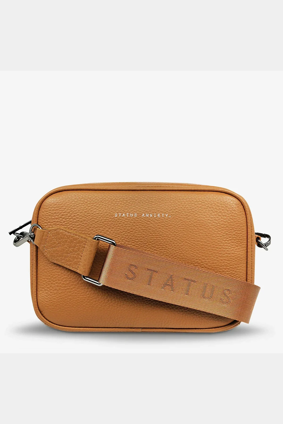STATUS ANXIETY plunder with webbed strap - tan